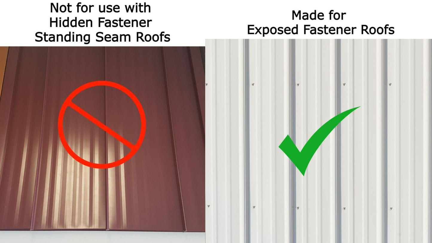 4500 Stainless Steel Snow Guard - Durable Musket Gray Roof Protection5