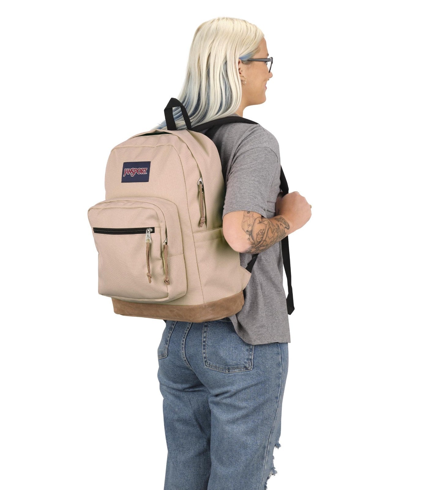 Durable Daypack Backpack with Padded 15" Laptop Sleeve & Water Bottle Pocket5