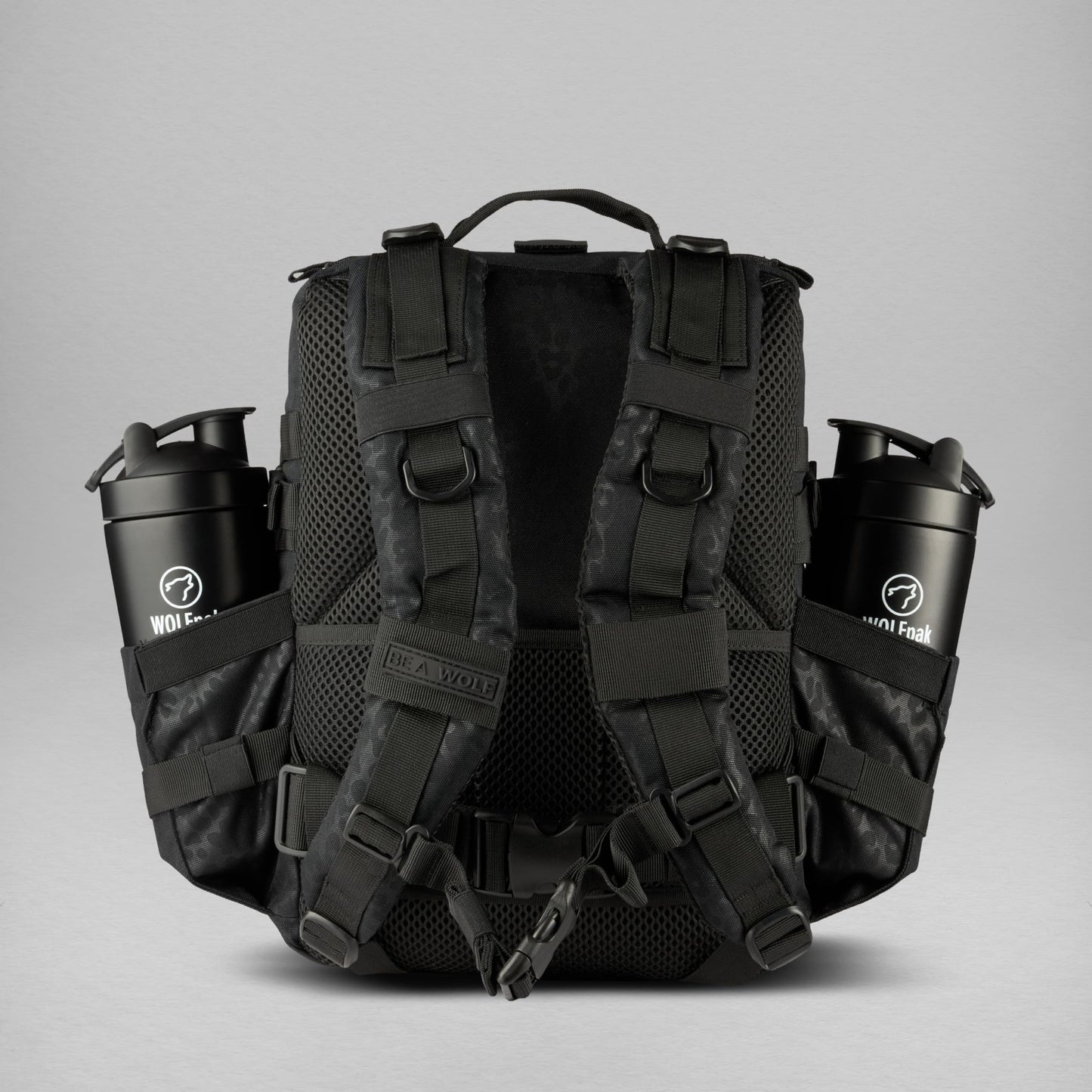 Durable 25L Waterproof Gym Backpack   1000D Oxford, MOLLE Webbing, Laptop Pocket6