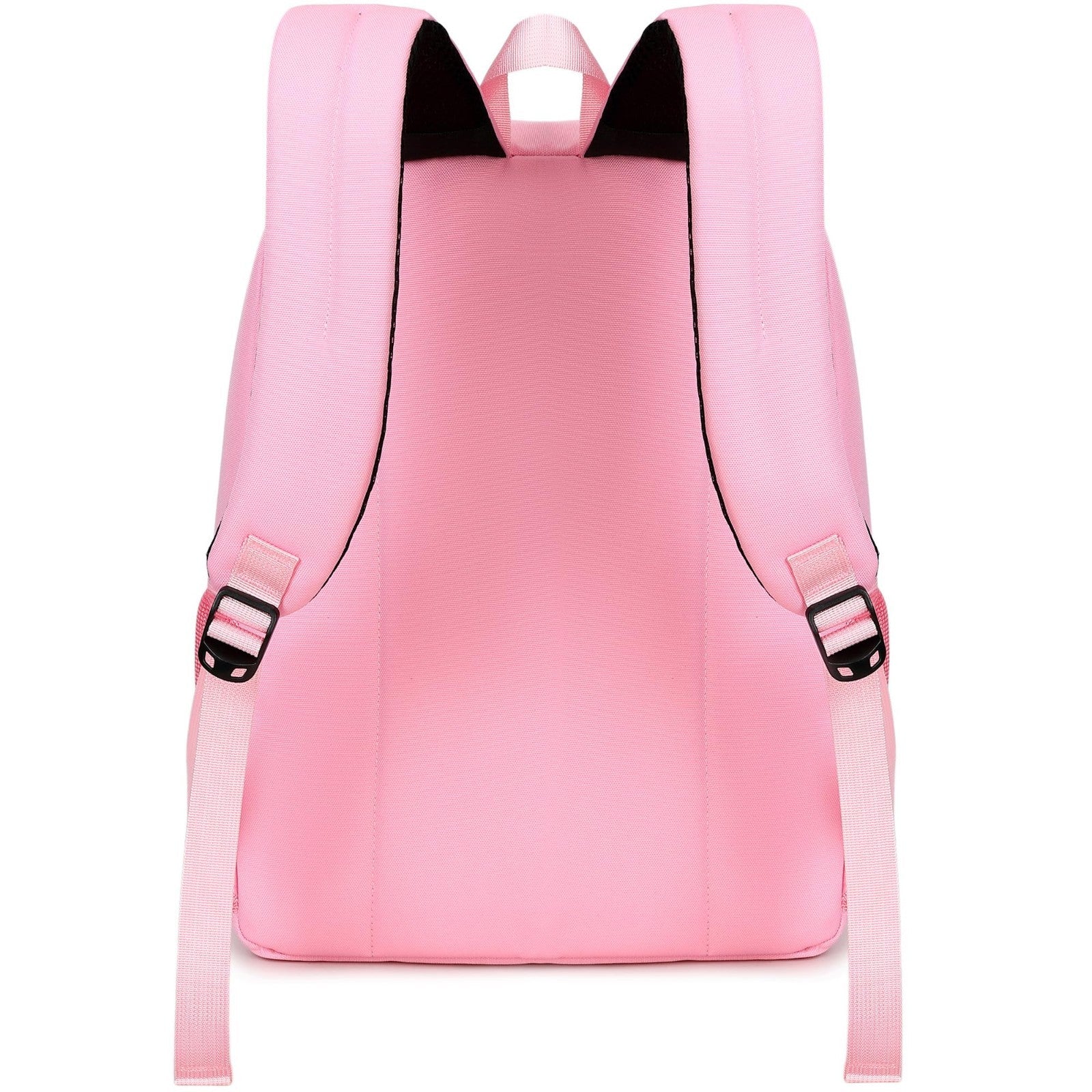 Solid Color Water Resistant Backpack for Girls & Women   School, College, Travel3