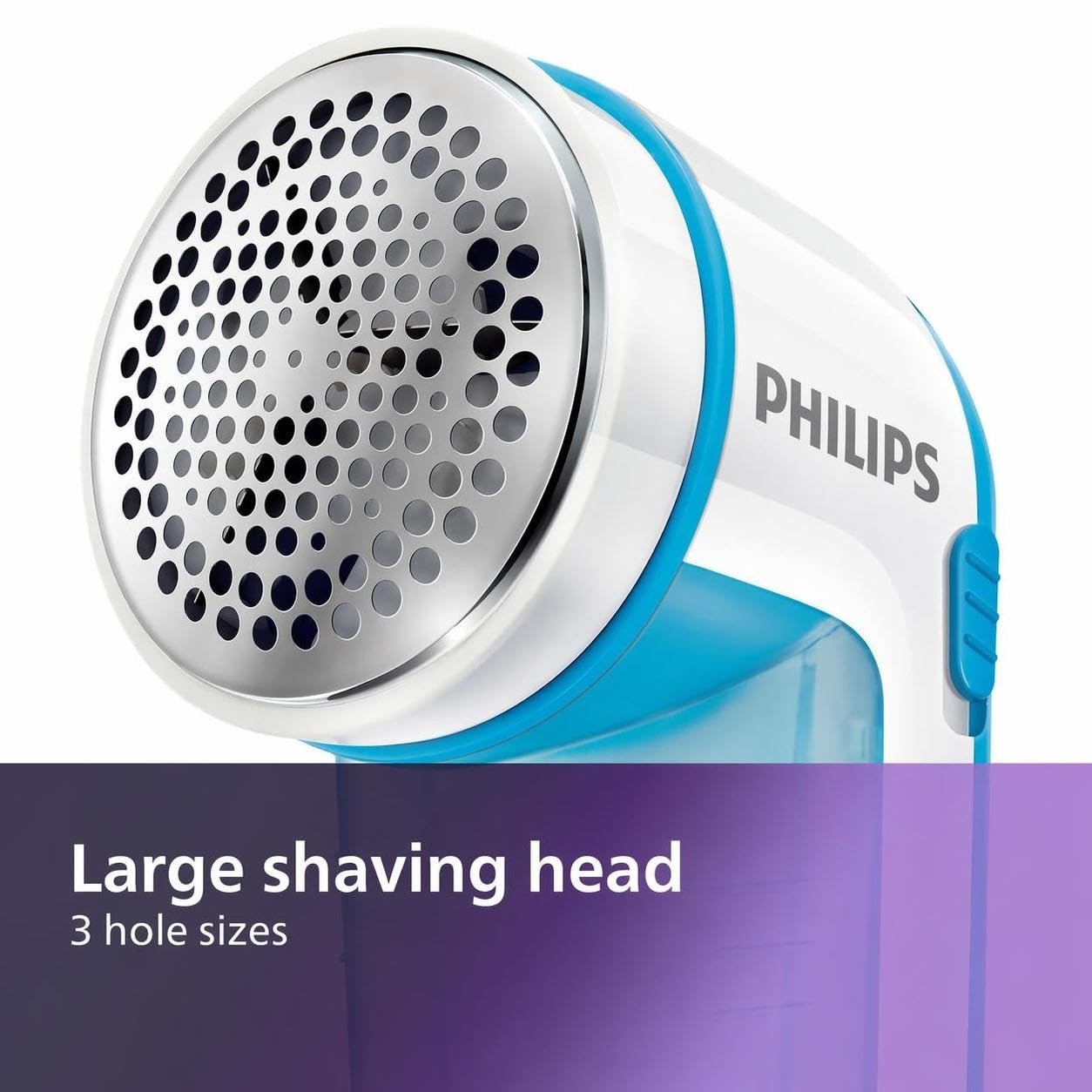 Fabric Shaver for All Garments - Removes Fabric Pills, Large Blade, Cleaning Bru5