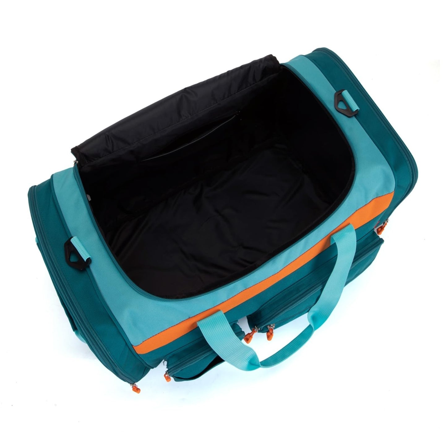 Spacious Teal Blue Kids Duffle Bag for Travel, Overnight, Weekend - 22"x12"x12"3