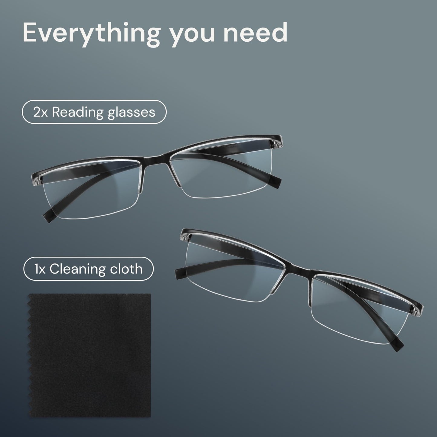 Durable Blue Light Filtering Reading Glasses for Men - Comfortable TR90 Frames7
