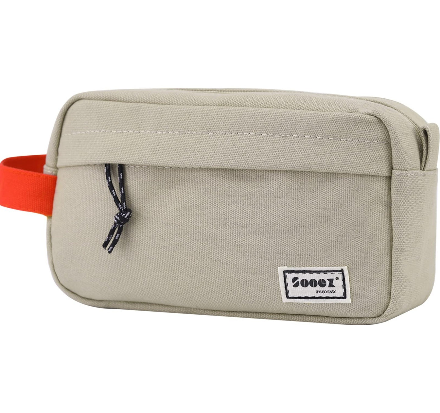 Large Capacity Pencil Case   Upgraded Canvas Pouch with Compartments, Easy Grip1