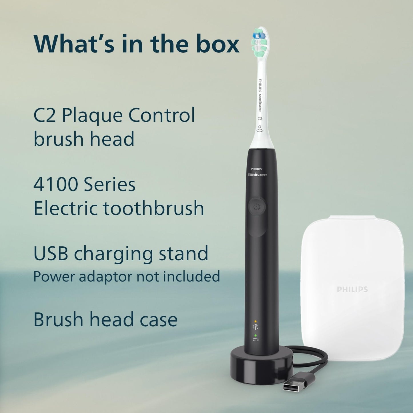 Rechargeable Electric Toothbrush, 700% Plaque Removal, Pressure Sensor, 2 Settin7