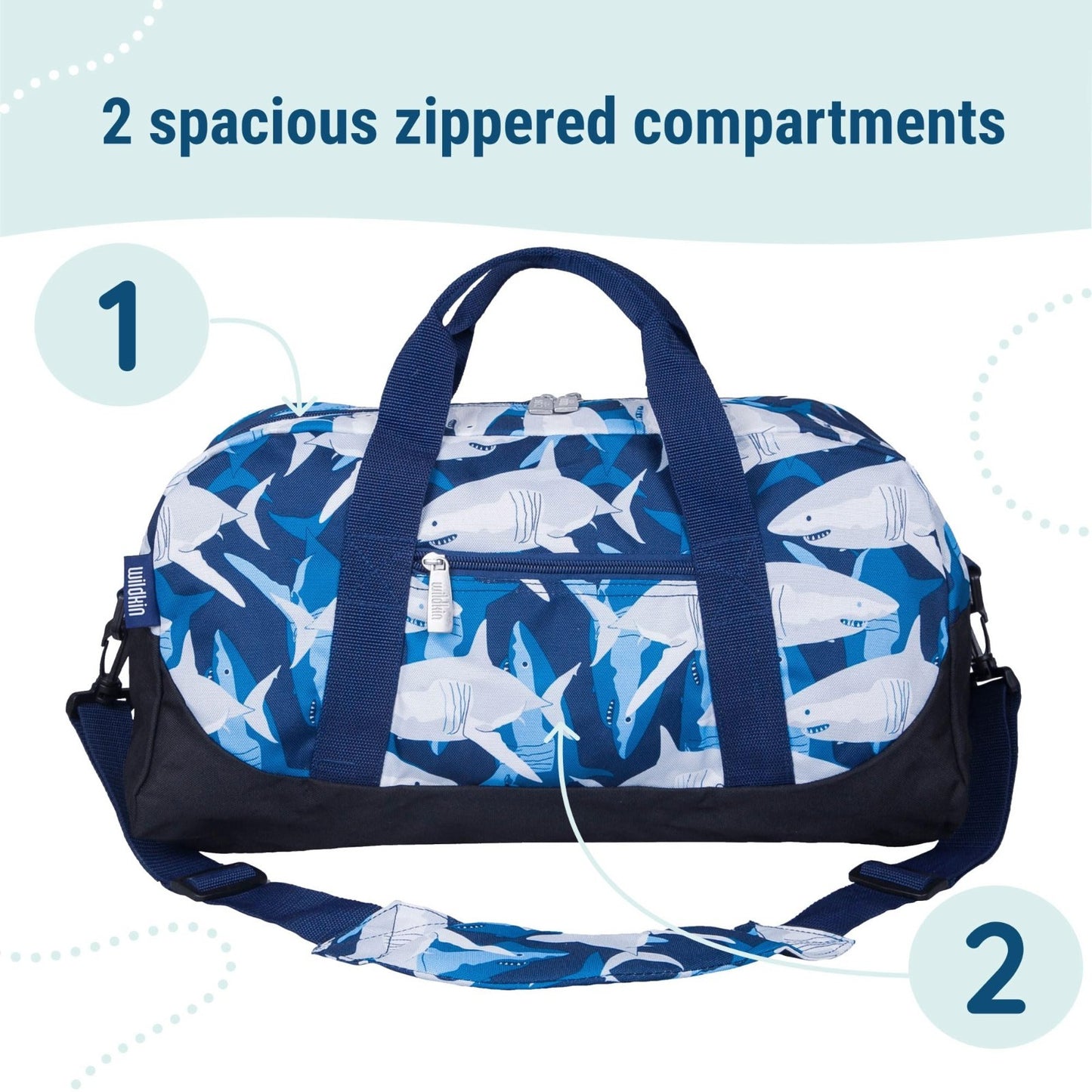 Kids Overnighter Duffel Bag - Carry-On Size, Perfect for School & Sleepovers - S4