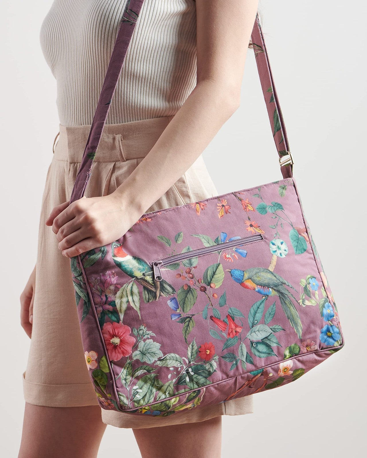 Stylish Cotton Shoulder Bag for Women   Versatile Handbag, Everyday Use, Fashion1