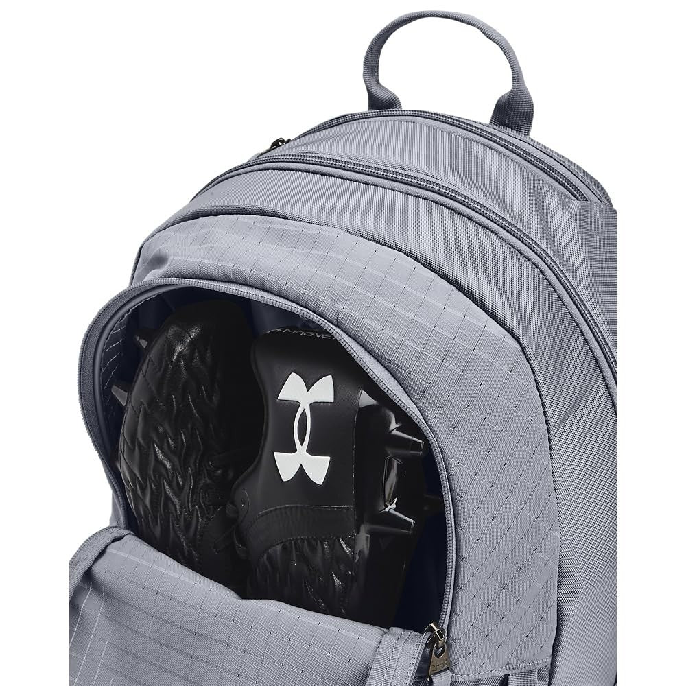 Men's All Sport Backpack   Durable, Stylish, One Size Fits All, Steel/White5