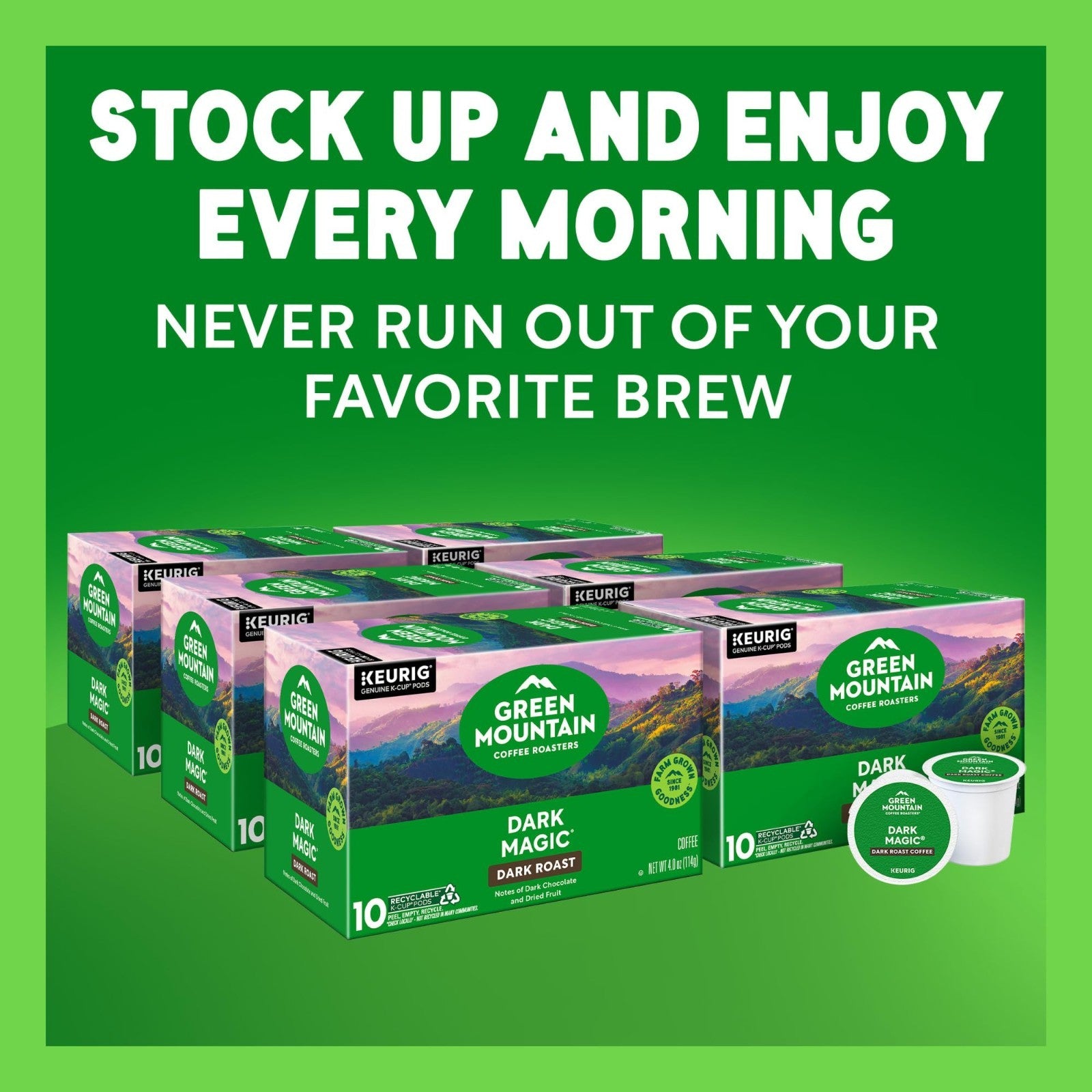 Dark Magic Coffee Pods, 60ct   Bold & Rich Flavor, Compatible with Keurig Machin13