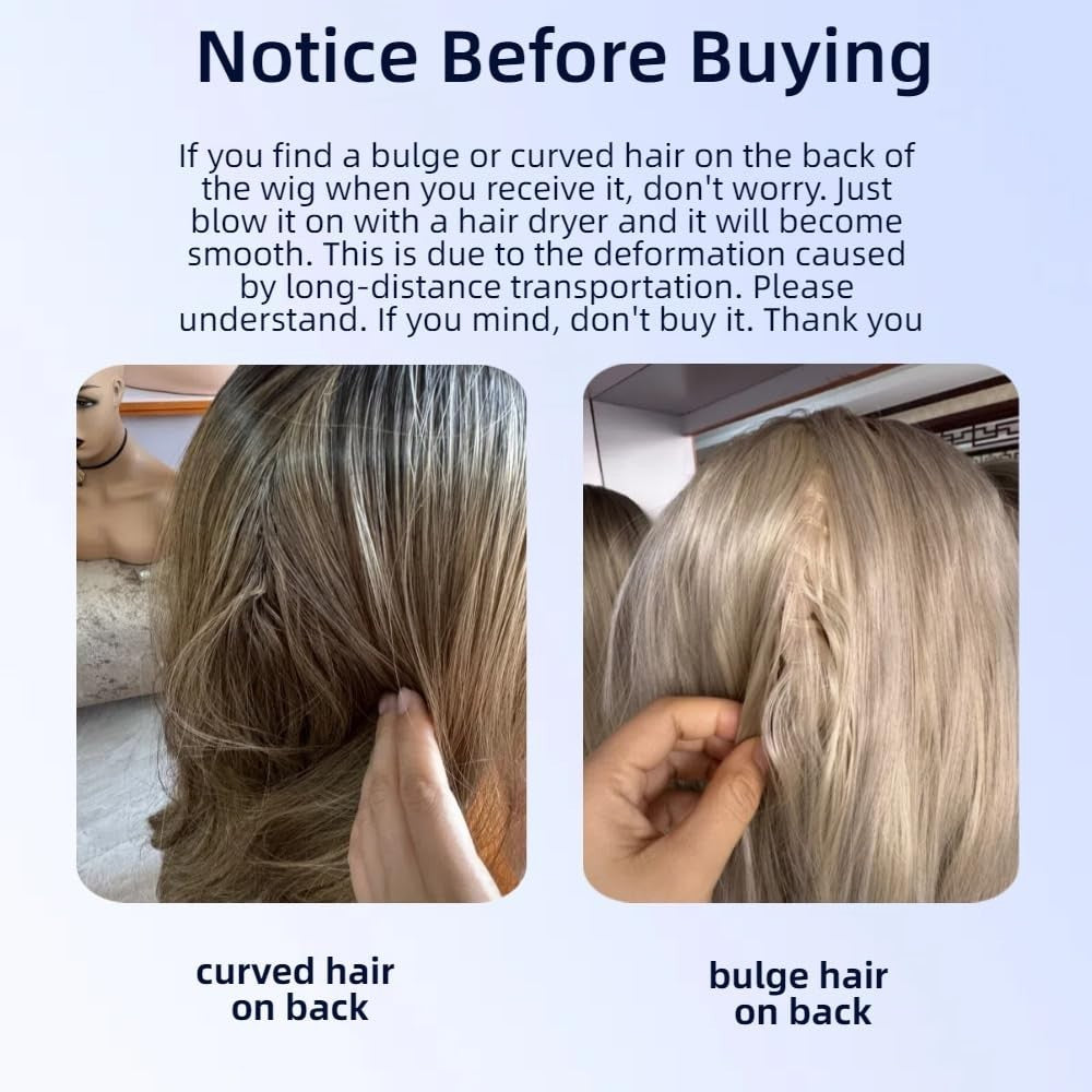Ombre Golden Blonde Lace Front Wig - 13x4 HD Transparent, Pre-Plucked, Heat Resi6