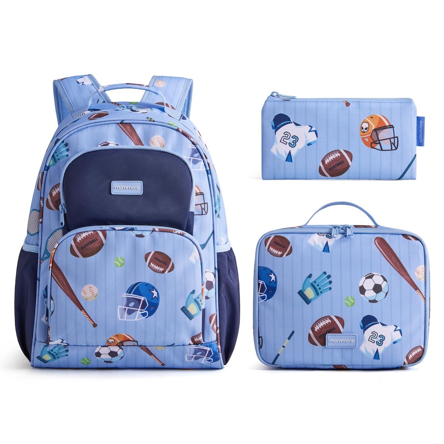 Kids Backpack Set 3PCS for School, Large Capacity 23L, Lightweight, Water-Resist0