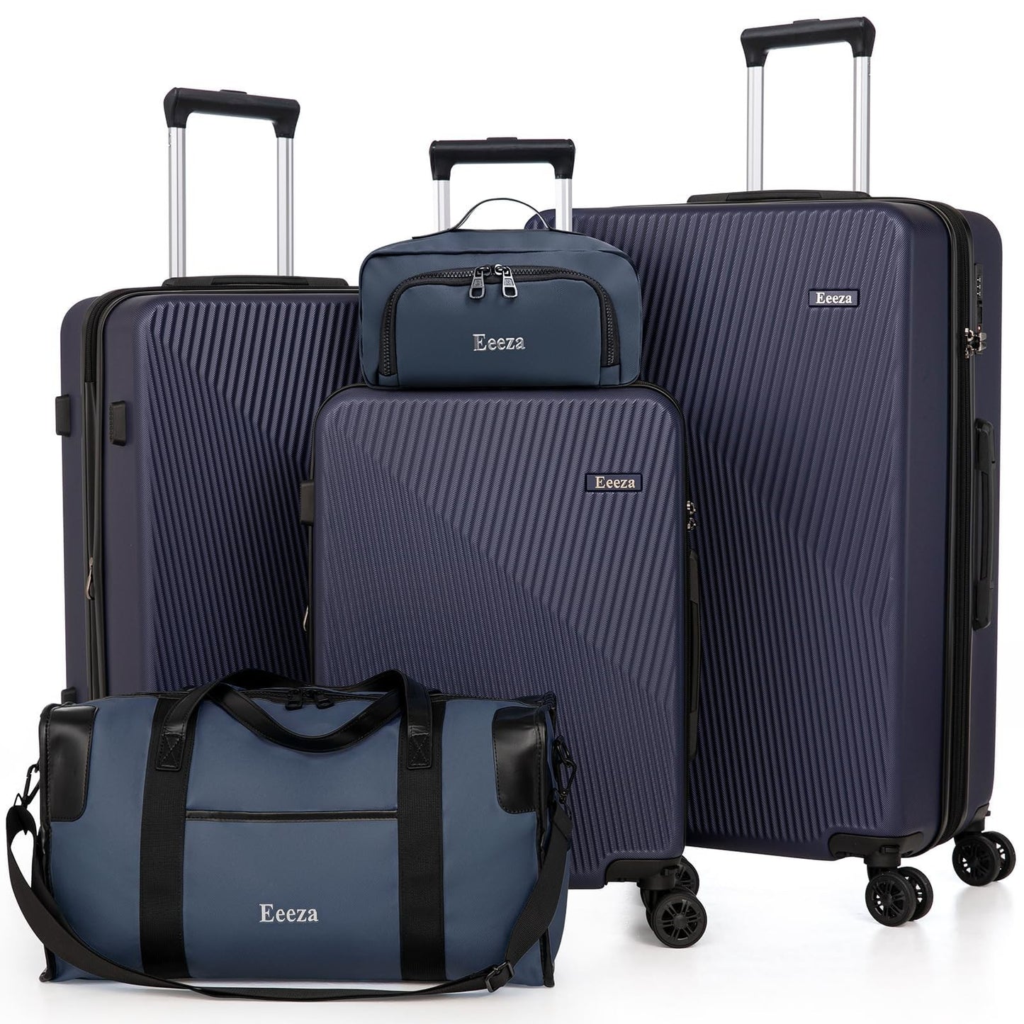 5-Piece Hardshell Luggage Set, Spinner Wheels 20/24/28", Water-Repellent Suitcas0