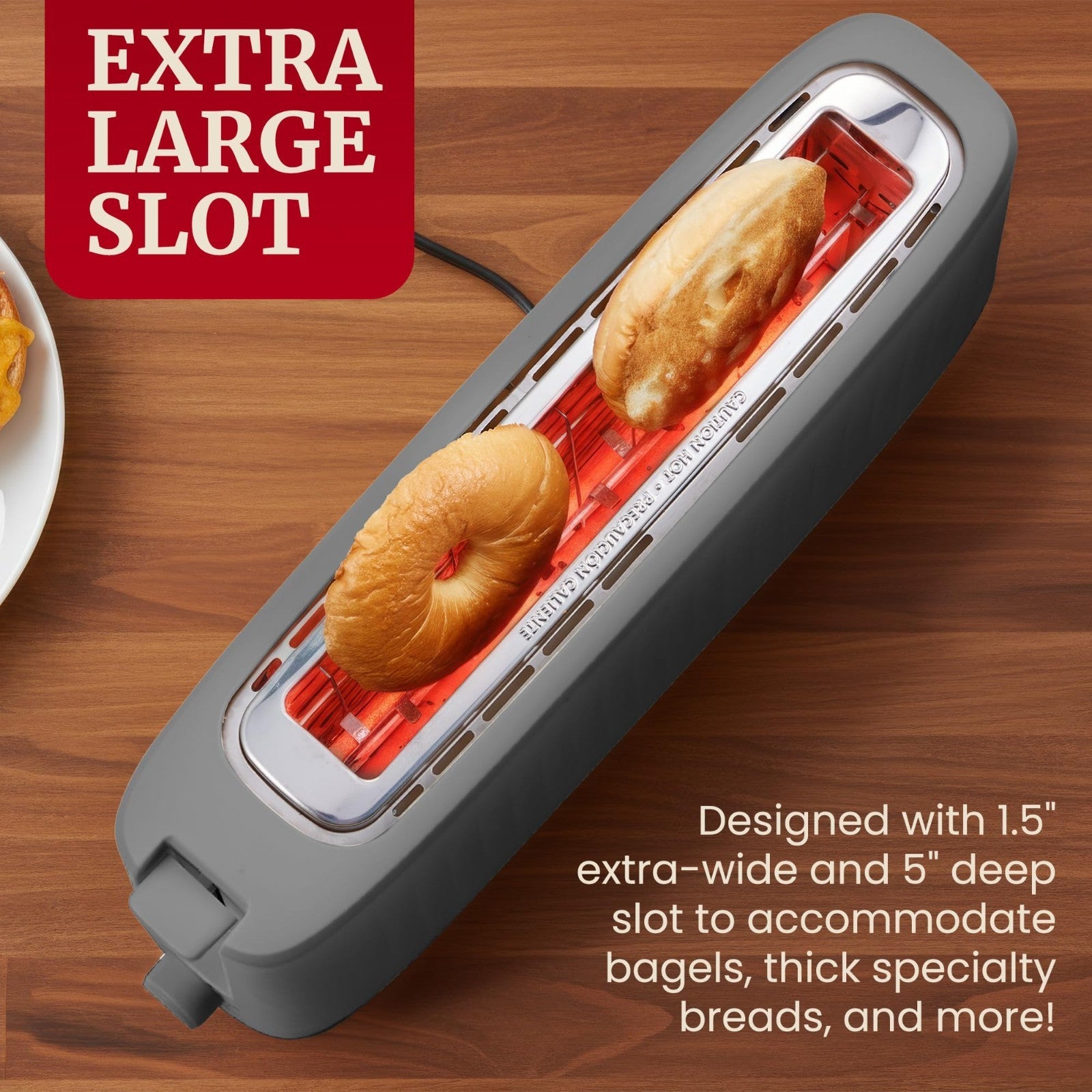 2-Slice Long Slot Toaster with Cool-Touch Body, 6 Browning Settings, Extra-Wide3