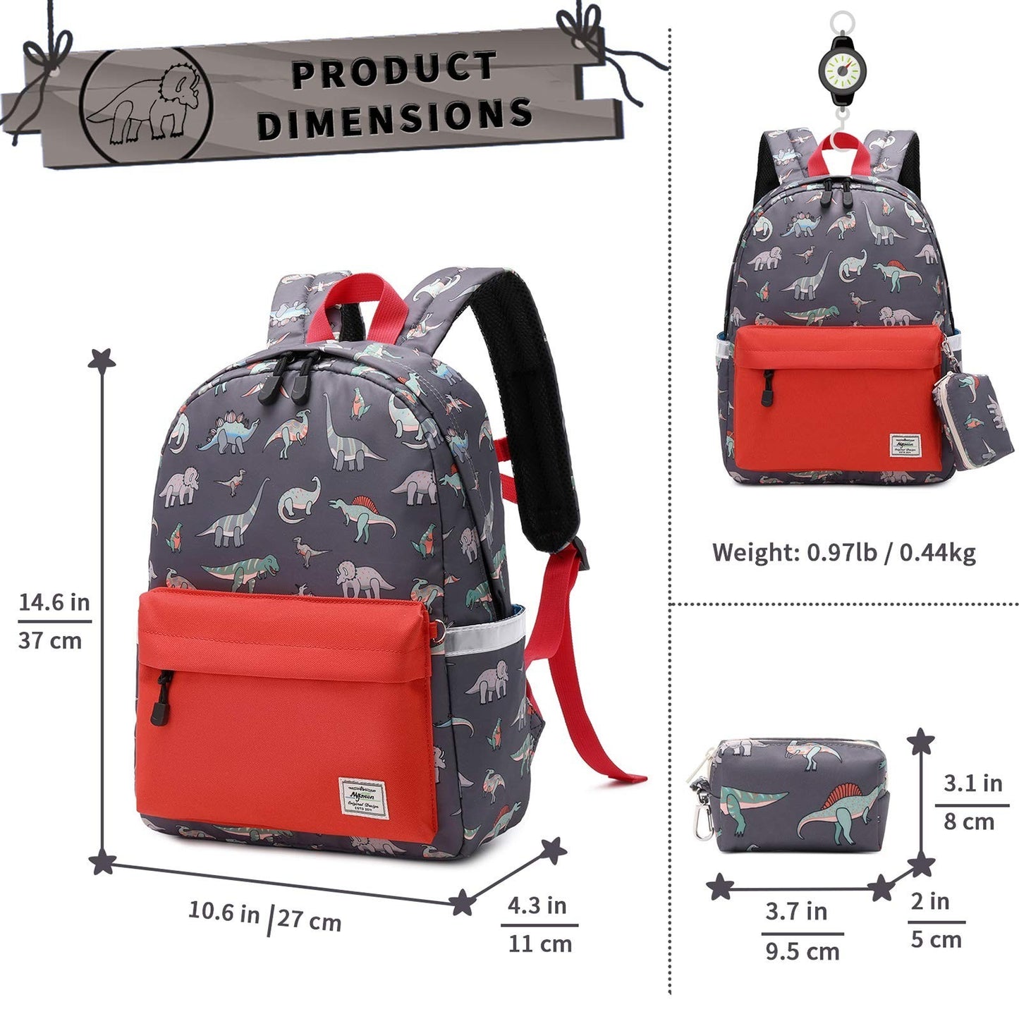 Kids Toddler Backpack with Chest Strap   Durable, Lightweight, Perfect for Boys2