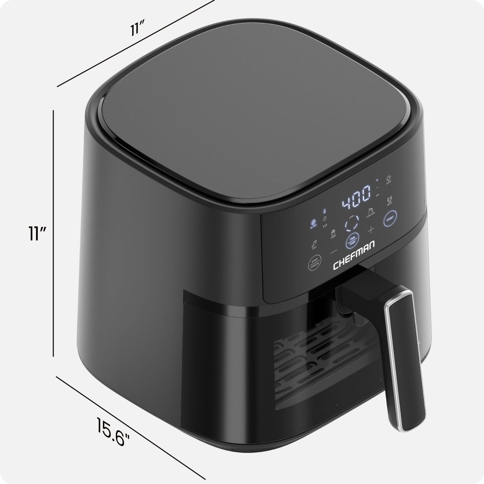 6QT Air Fryer Compact with Hi Fry Technology, Touch Controls & Easy View Window2