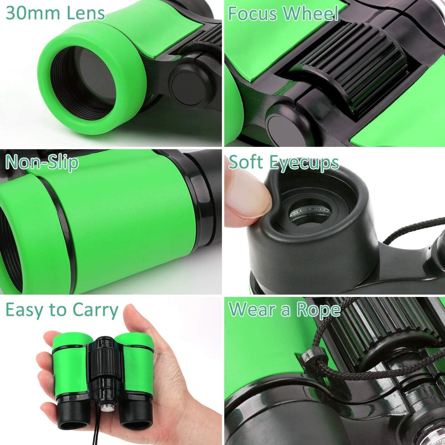 Kids Binoculars Set   Shockproof Toy for Ages 3 12, Bird Watching, Hiking, Gifts2
