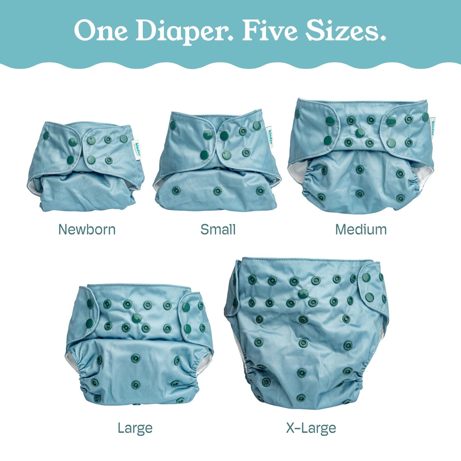 Reusable Cloth Diapers Pocket Style, Bamboo Inserts, Wet Bag, Newborn to Potty T7