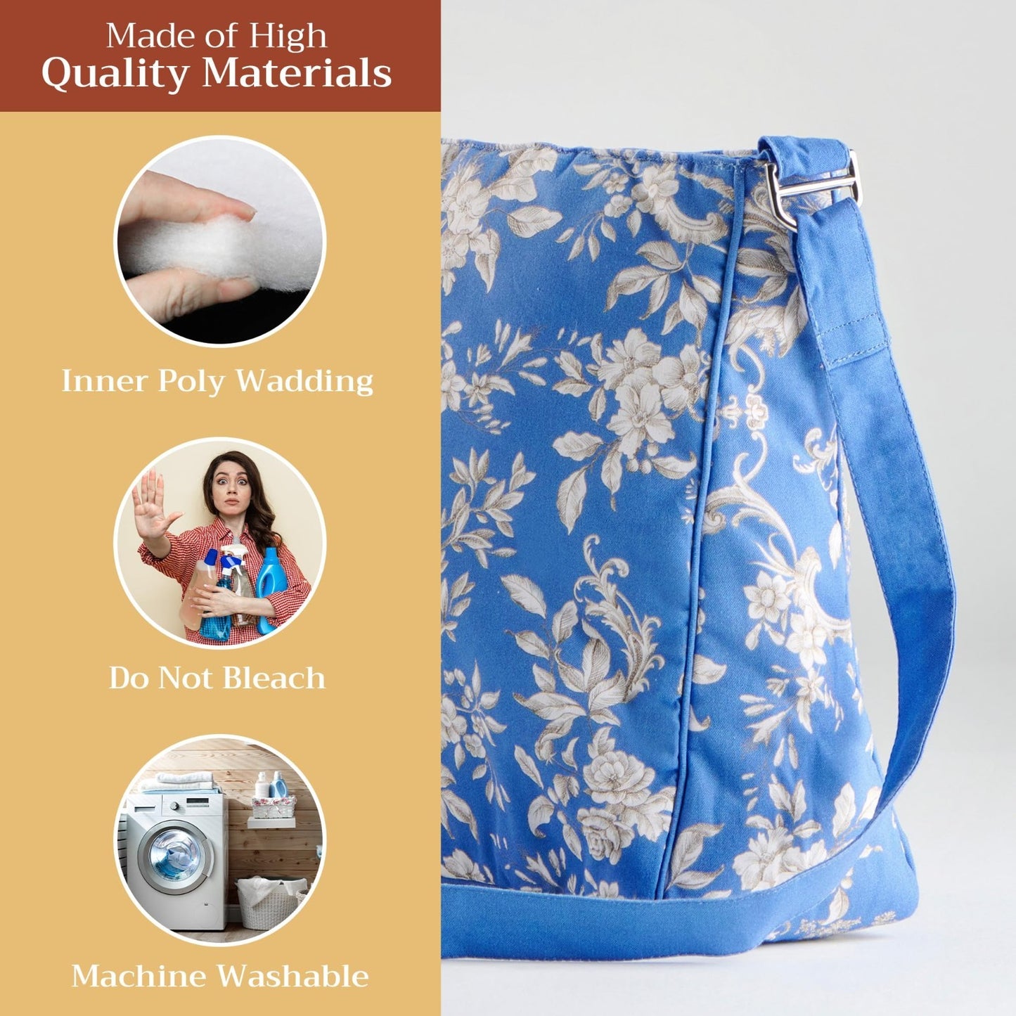 Stylish Cotton Shoulder Bag for Women | Versatile Handbag | Everyday Use3