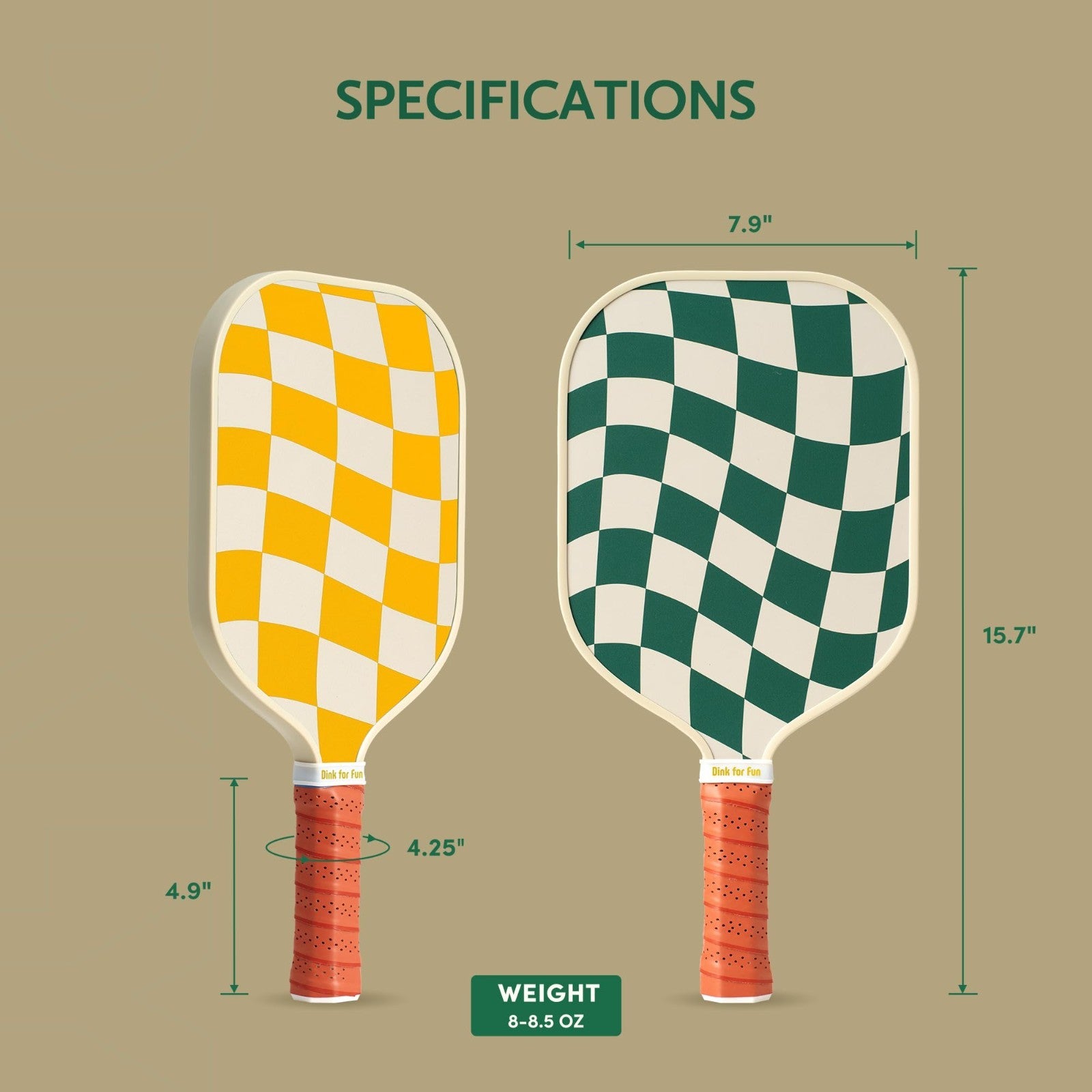 Pickleball Paddle Set of 2/4 - USAPA Approved, Graphite/Fiberglass, Includes Bal5