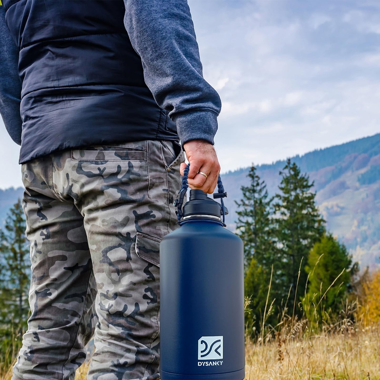 Optimized eBay Title:  "1 Gallon Insulated Water Bottle - Stainless Steel Vacuu8