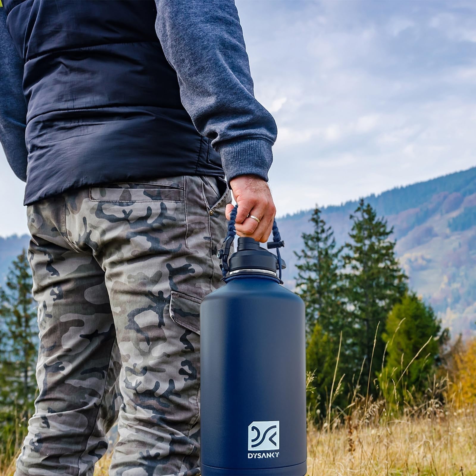 Optimized eBay Title:  "1 Gallon Insulated Water Bottle - Stainless Steel Vacuu8