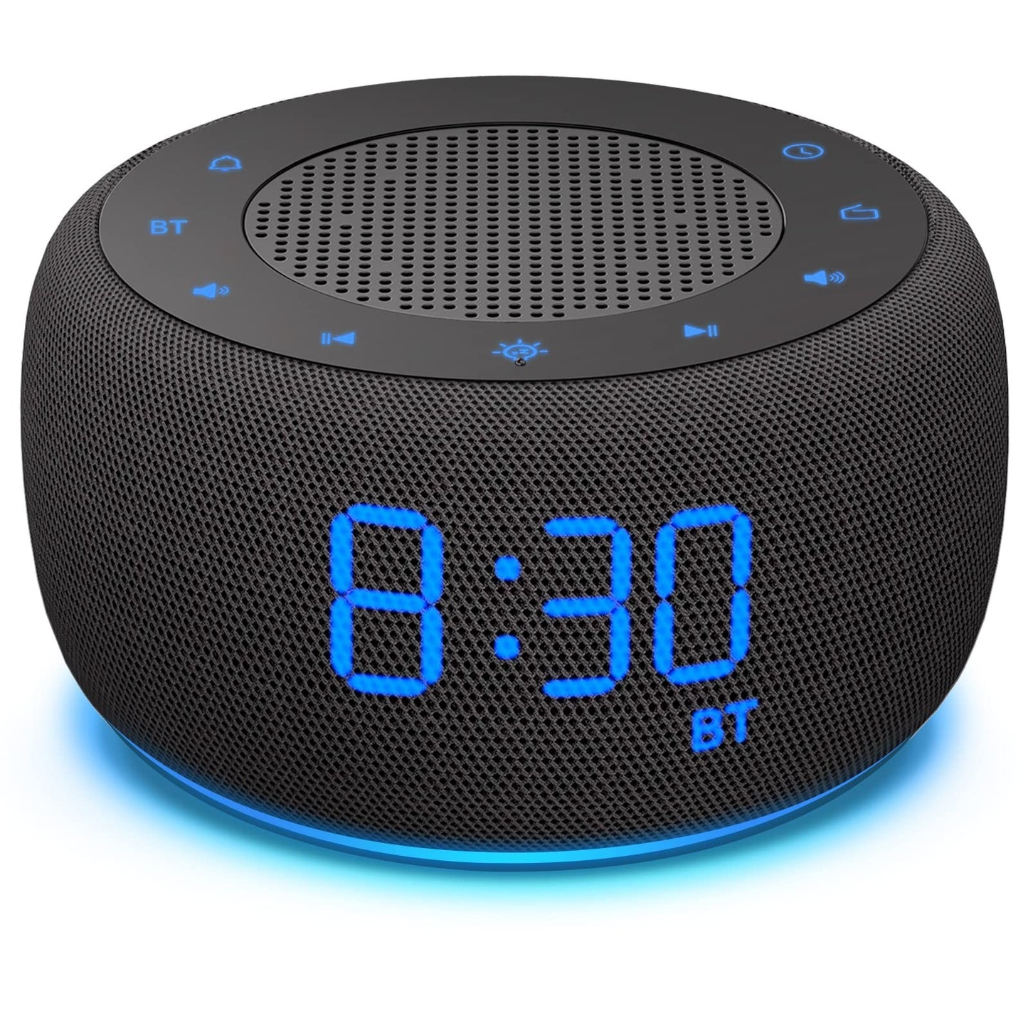 Bluetooth Alarm Clock with FM Radio, Gradual Wake Up Sounds, Dimmable Display &1