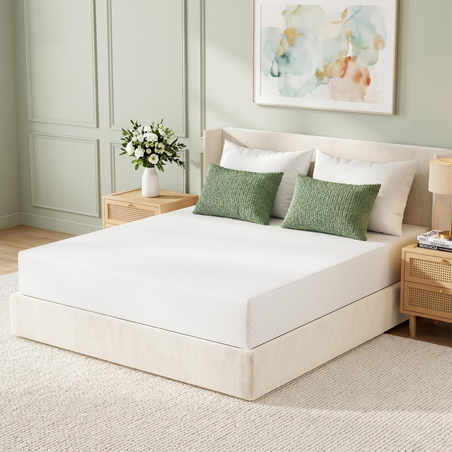 14" Gel Memory Foam Cal King Mattress   Medium Firm, Cooling, Pressure Relief, C2