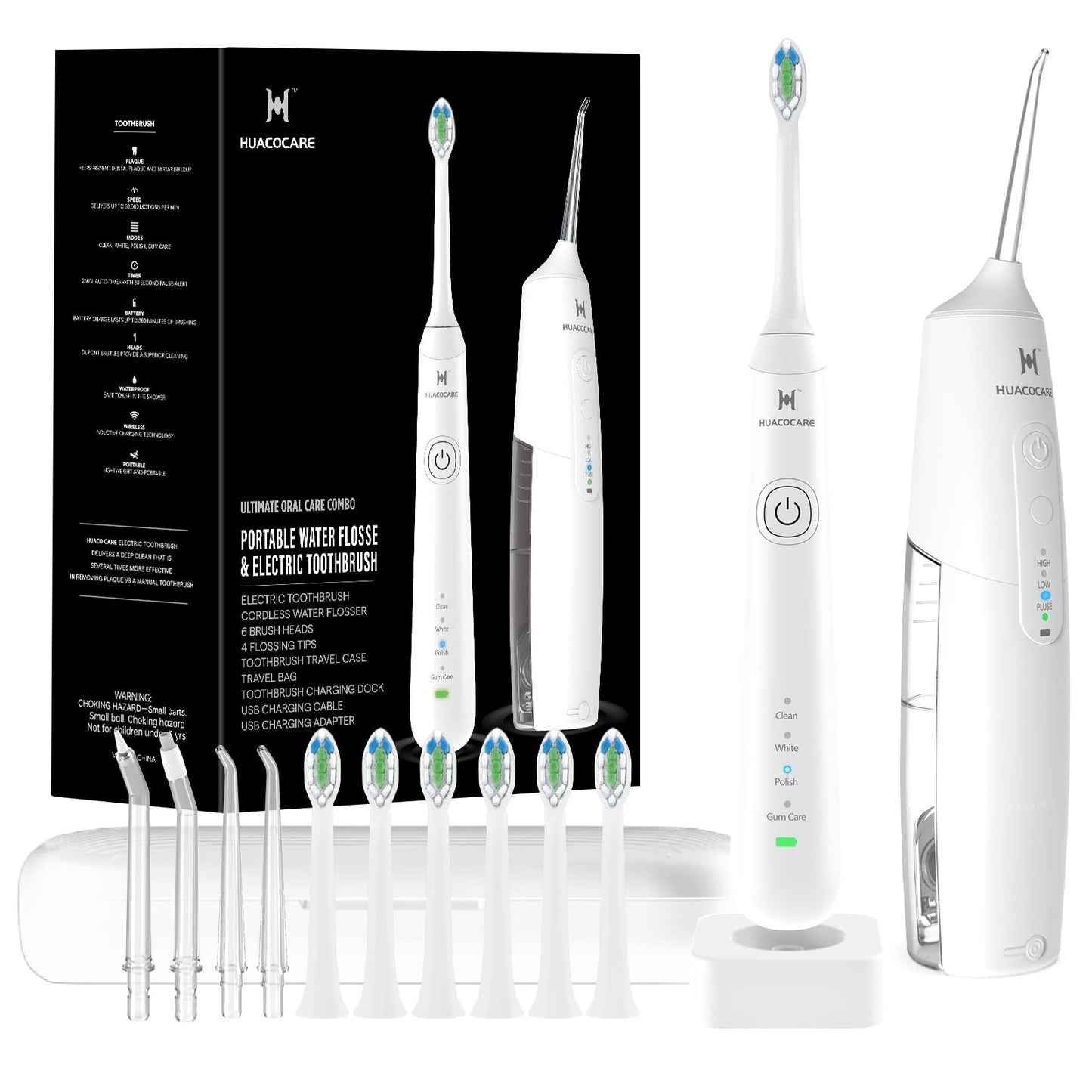 Water Dental Flosser & Electric Toothbrush Combo   2 in 1 Oral Care Kit for Teet1