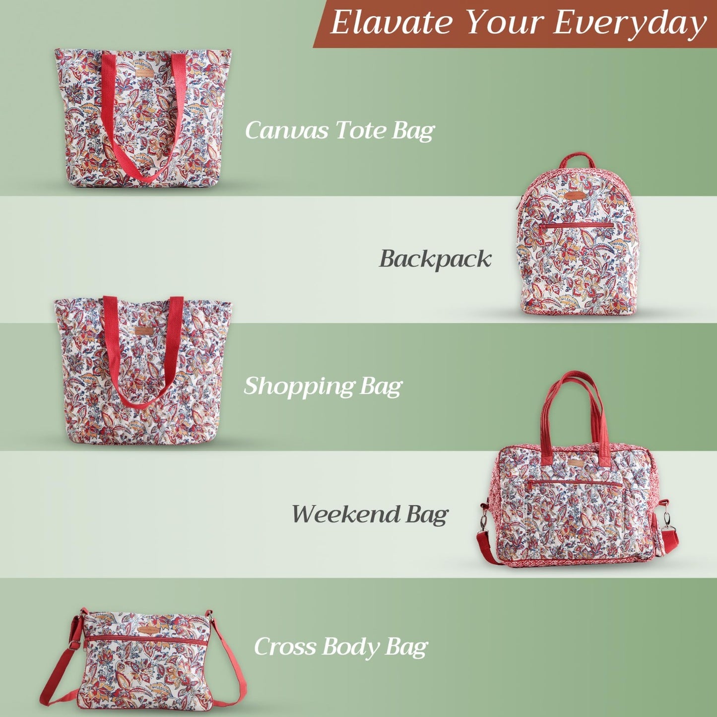 Stylish Women's Cotton Shoulder Hand Bag   Chic Tote for Everyday Use5