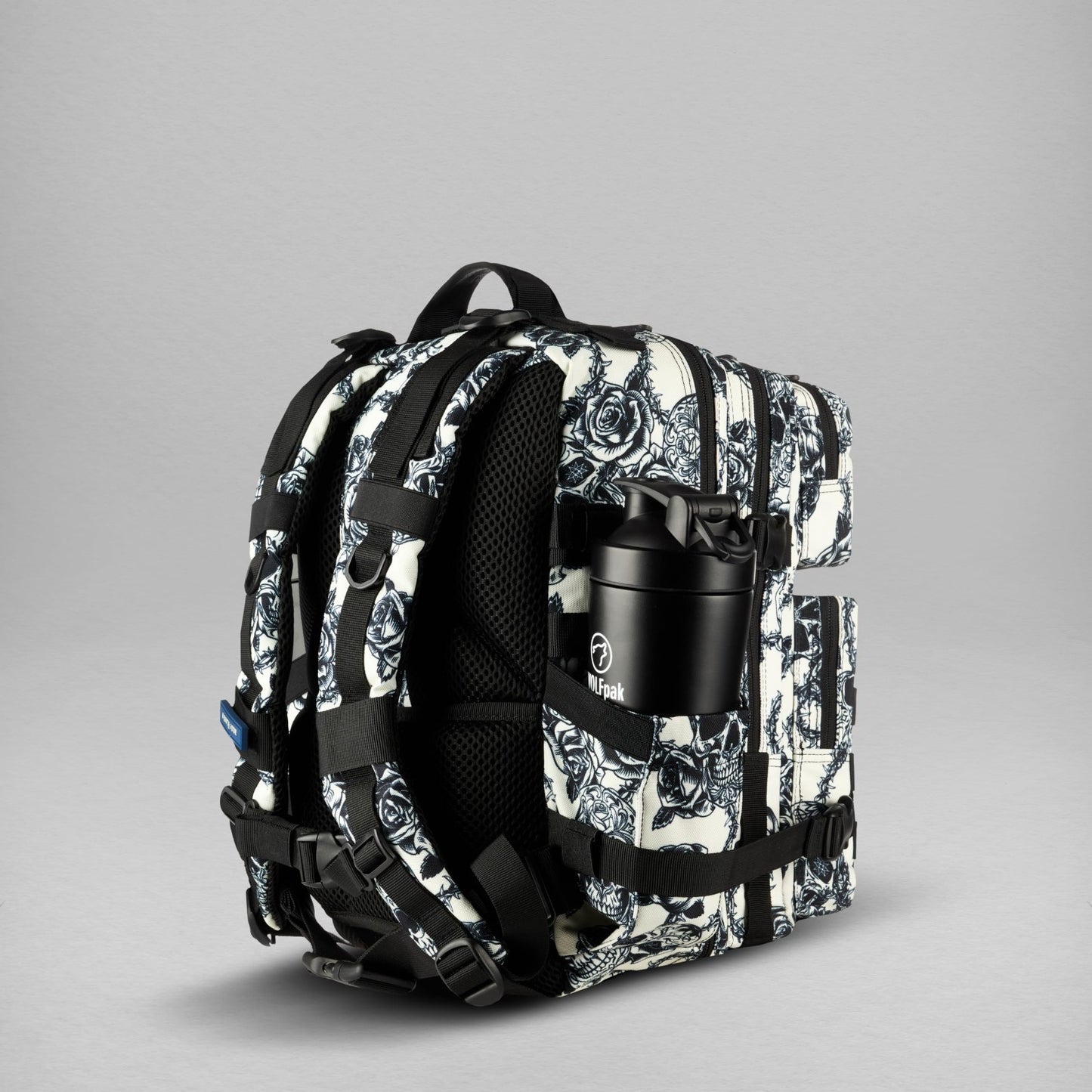 Durable 25L Waterproof Gym Backpack   MOLLE Webbing, Laptop Pocket, 1000D Oxford3