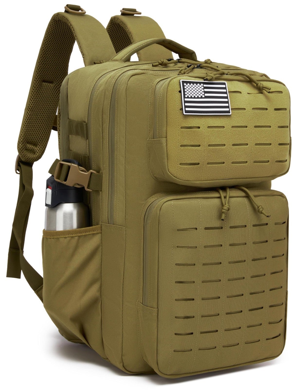 Waterproof Military Tactical Backpack 35L, MOLLE Assault Pack, Daypack with Wate1
