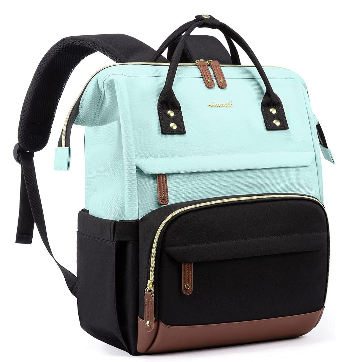Stylish 15.6" Laptop Backpack for Women, Waterproof Large Capacity Work & Travel1