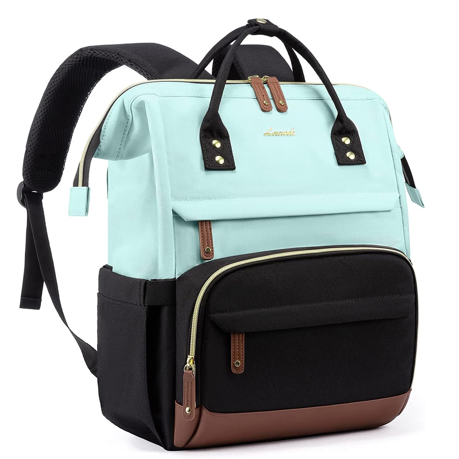 Stylish 15.6" Laptop Backpack for Women, Waterproof Large Capacity Work & Travel1