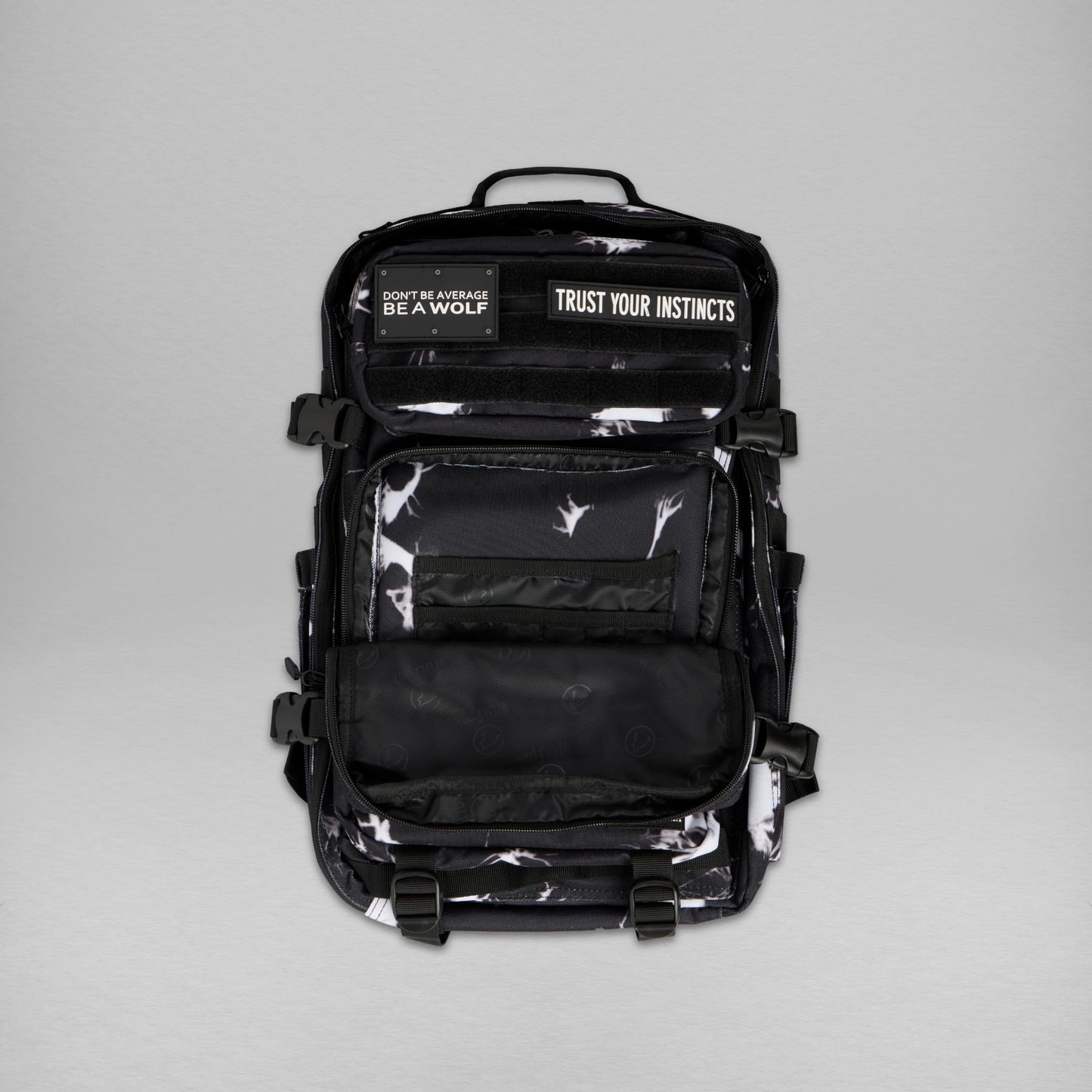 Durable 45L Waterproof Gym Backpack   1000D Oxford, MOLLE Webbing, Laptop Pocket6
