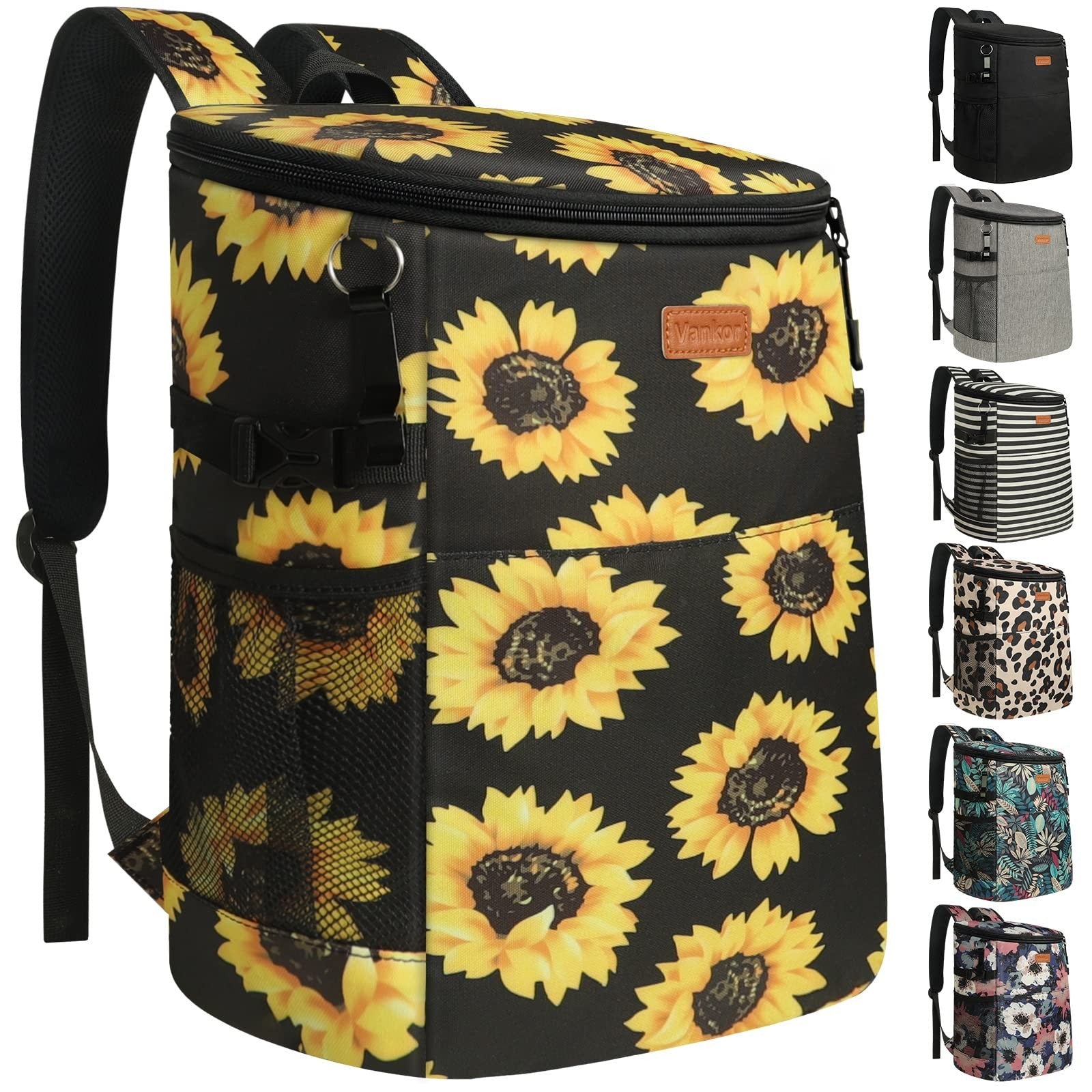 Insulated Camping Cooler Backpack - Holds 30-45 Cans, Waterproof, Leak-Proof, Pe1