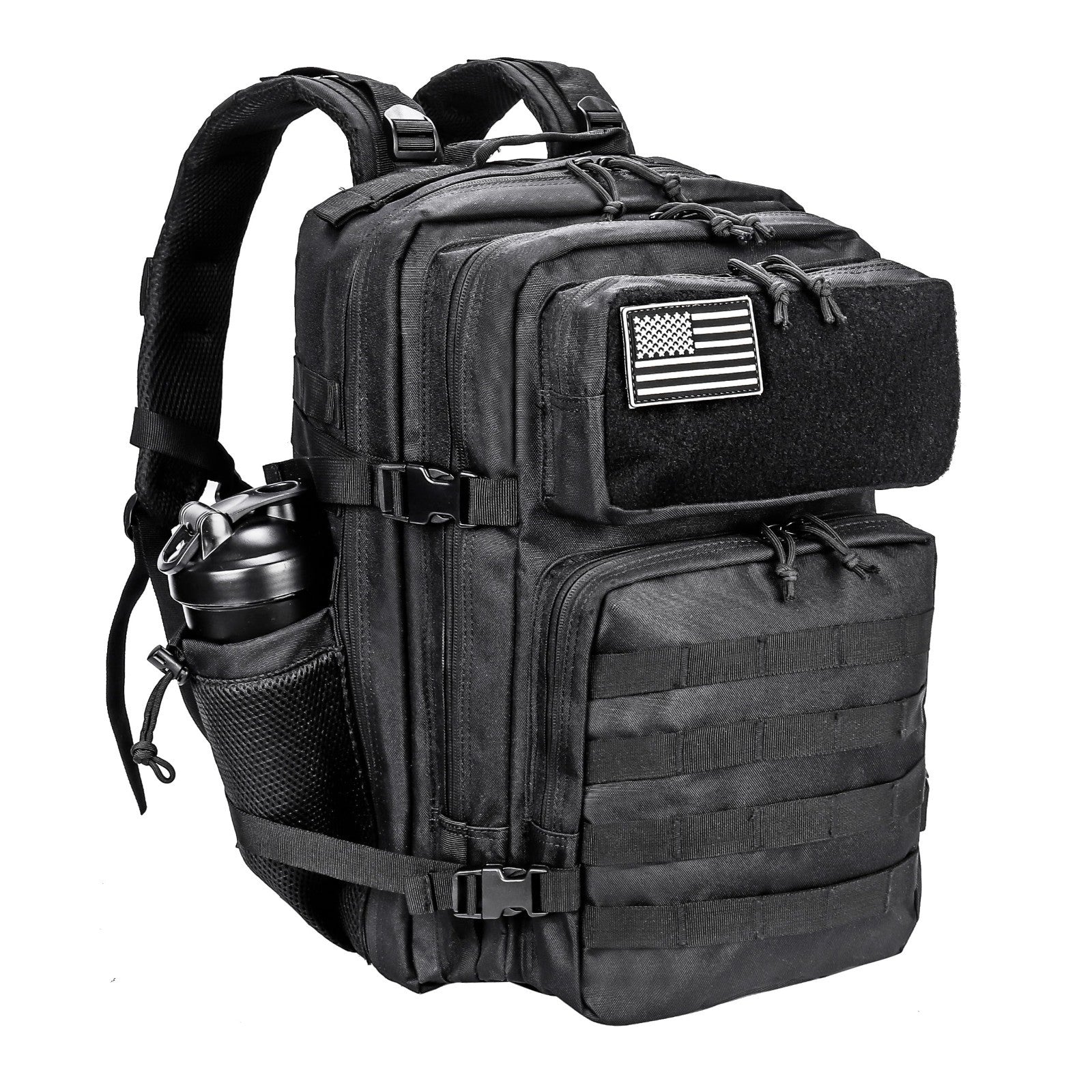 Tactical Military Backpack 45L   3 Day Assault Pack Rucksack with Molle System,1