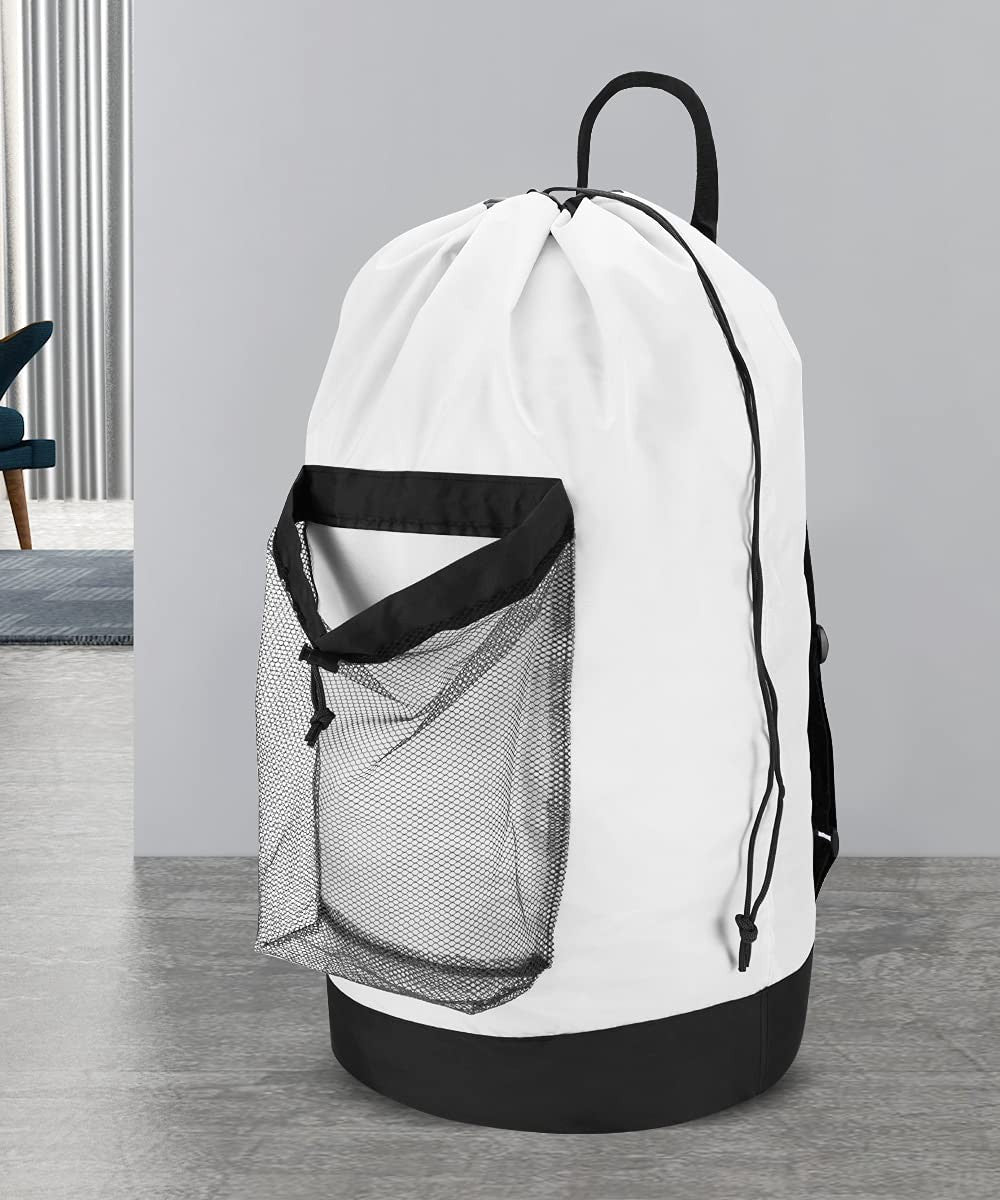 Durable Backpack Laundry Bag with Straps - Ideal for College Dorm Essentials2
