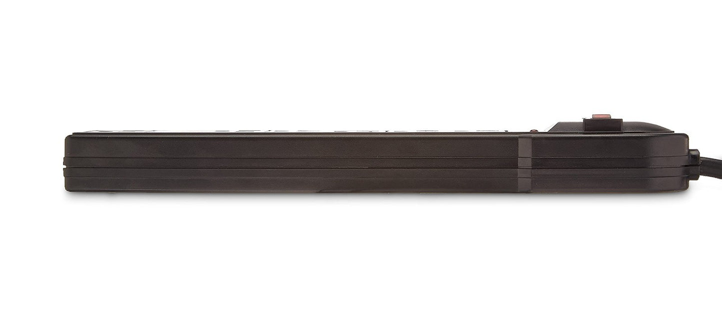 6 Outlet Surge Protector Power Strip, 790 Joules, Circuit Breaker, 6ft Cord, 10 3