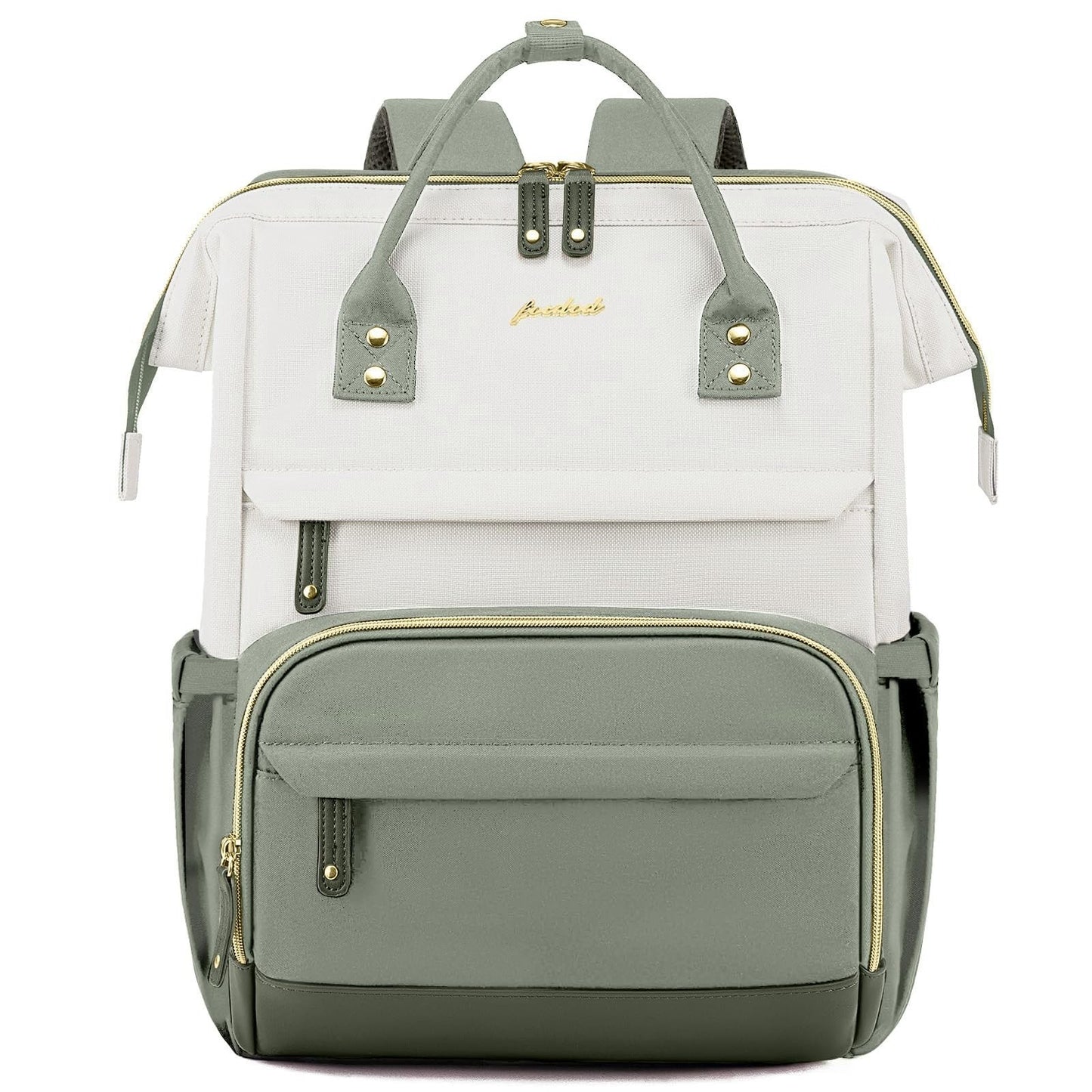 Stylish 15.6" Laptop Backpack for Women   Waterproof Travel Work Bag, Bookbag, P7