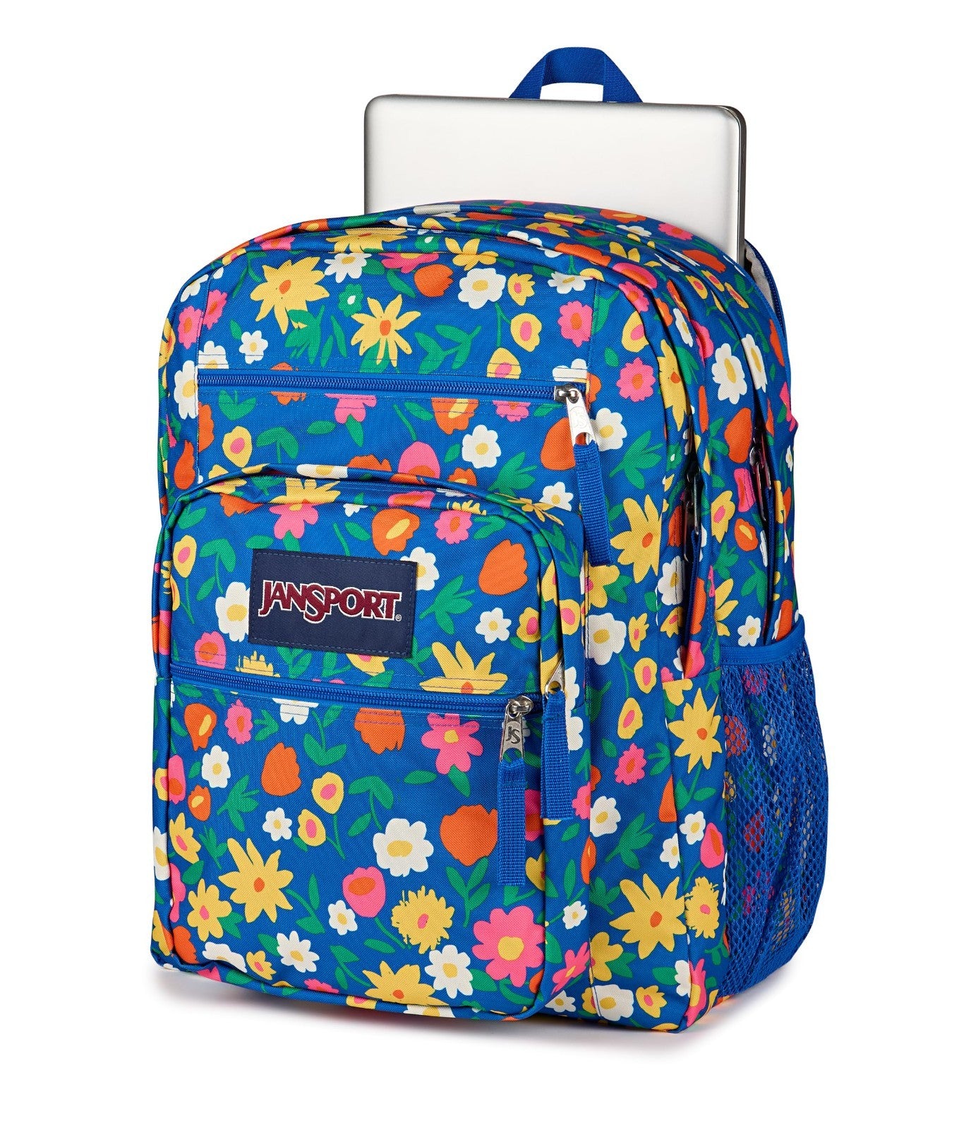 Stylish Laptop Backpack with 2 Compartments, Ergonomic Straps, 15" Sleeve, Flora3