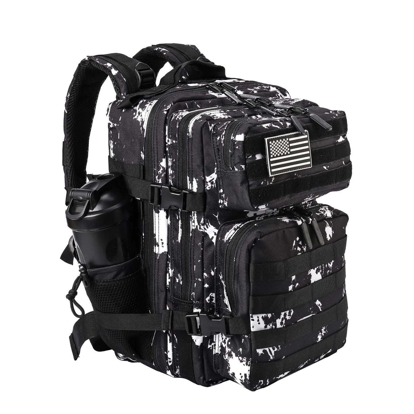 Tactical Military Backpack 25L/35L   Army Assault Pack, Rucksack with Bottle Hol1