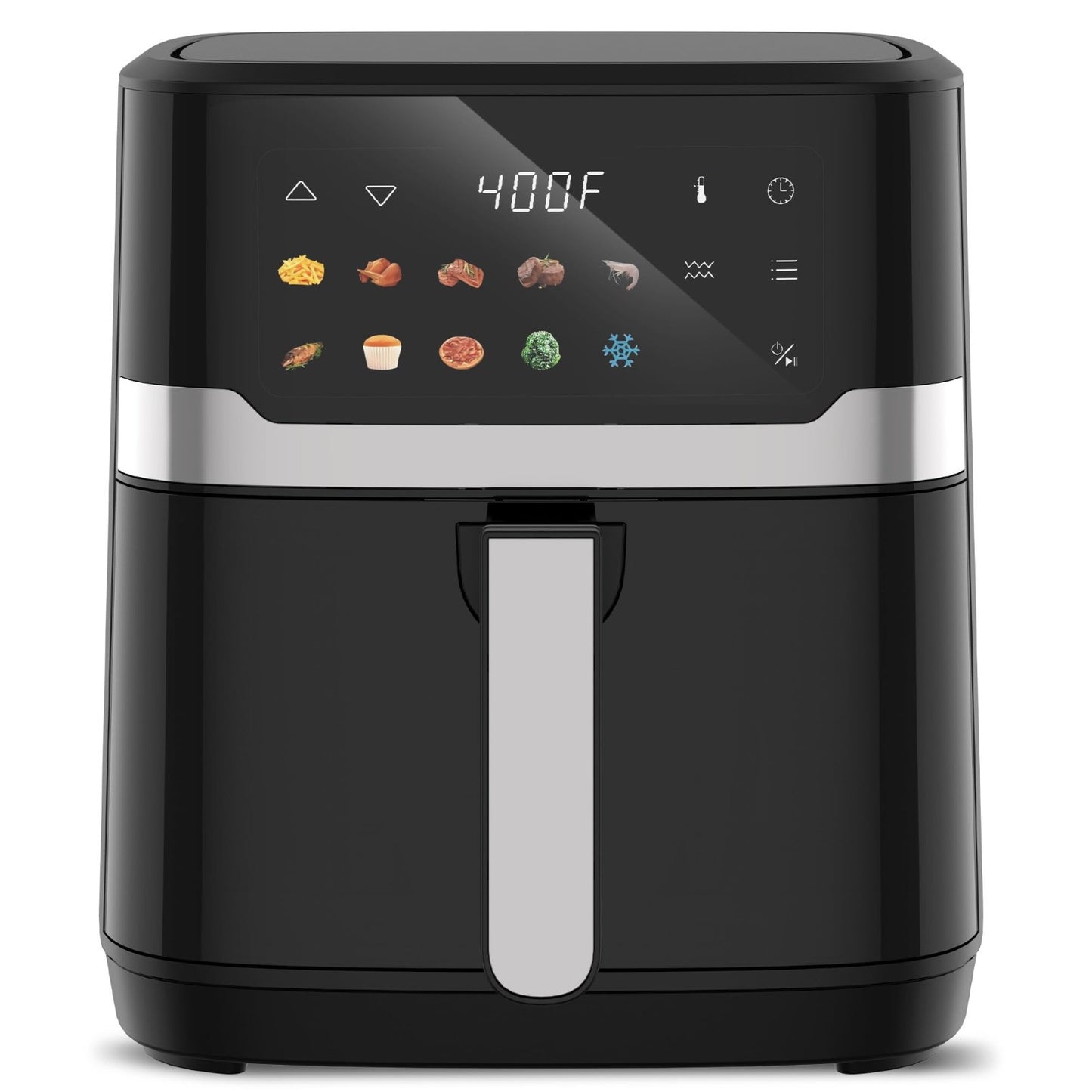 6.8QT Air Fryer with 10-in-1 Functions, Visible Window, Fast Heating, Nonstick B1