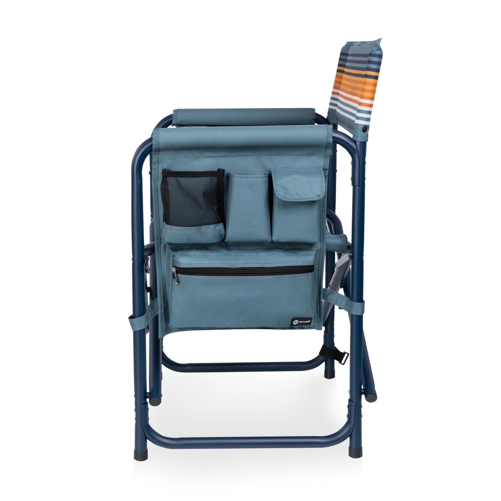 Lightweight Folding Camping Chair with Side Table & Armrest Caddy - Portable Out7