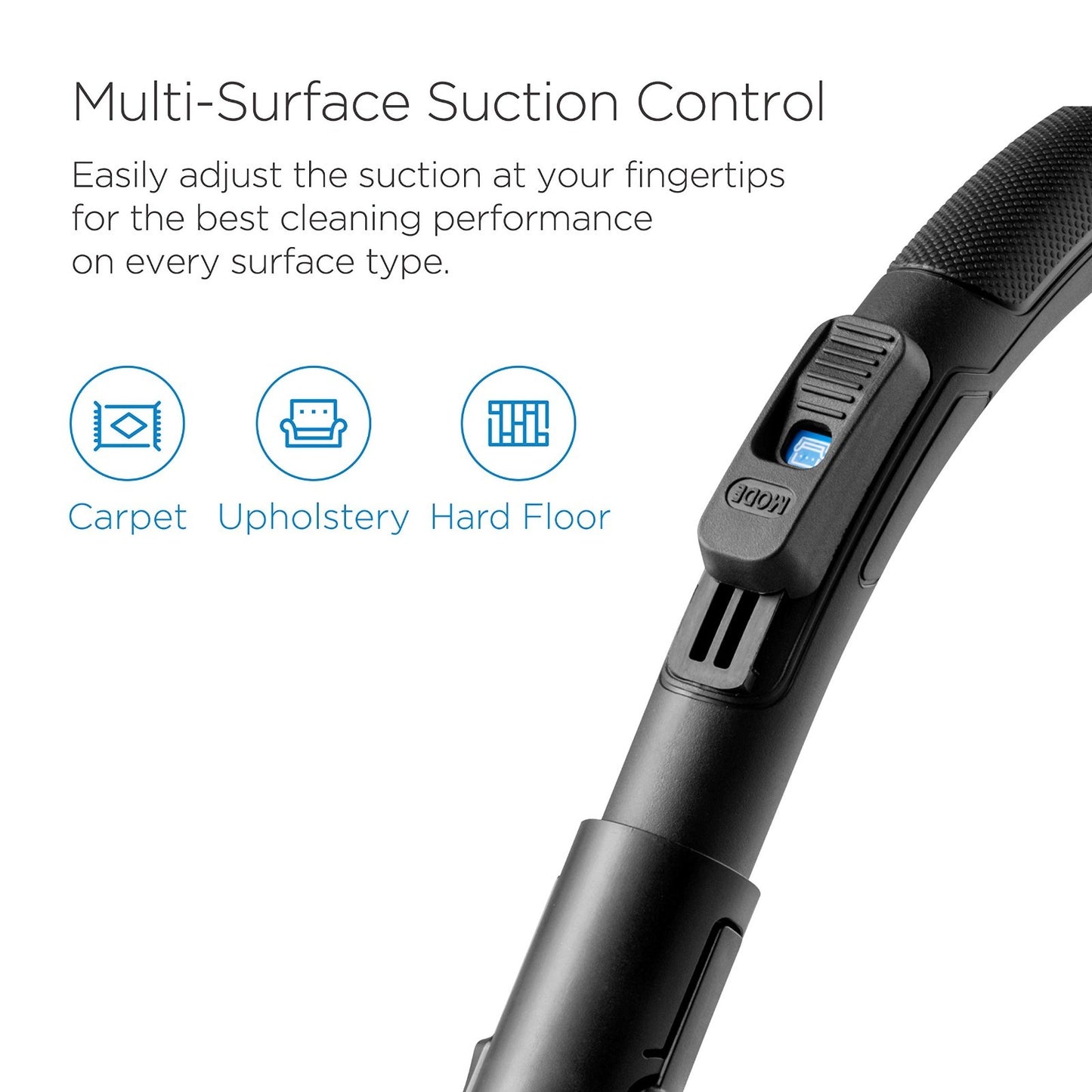 Lightweight Bagless Canister Vacuum Cleaner - Powerful Suction, HEPA Filter, 2-i3
