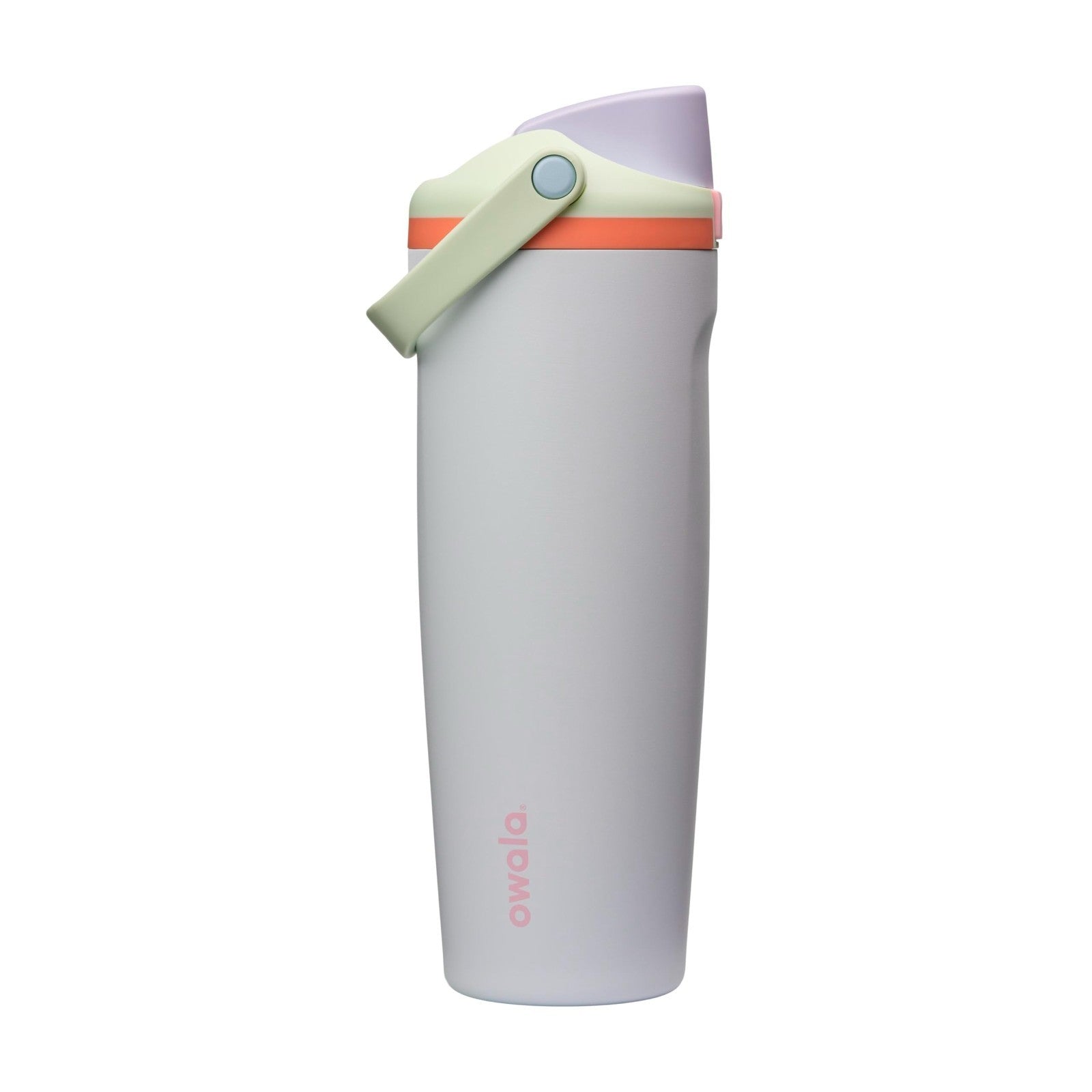 Insulated Stainless Steel Water Bottle 30oz   Two Way Spout, Built In Straw, Lea1