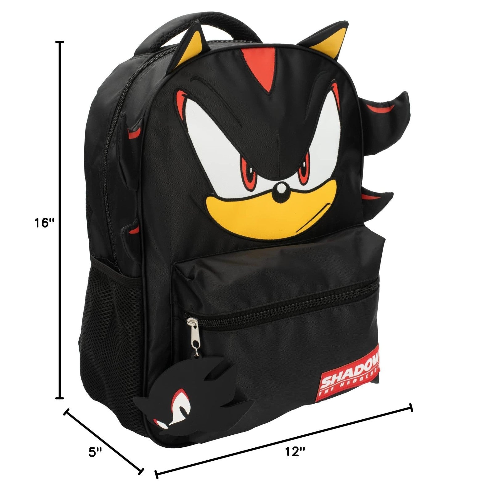 Sonic Hedgehog 16" Backpack for Kids   3D Features, Durable School Bag for Boys2