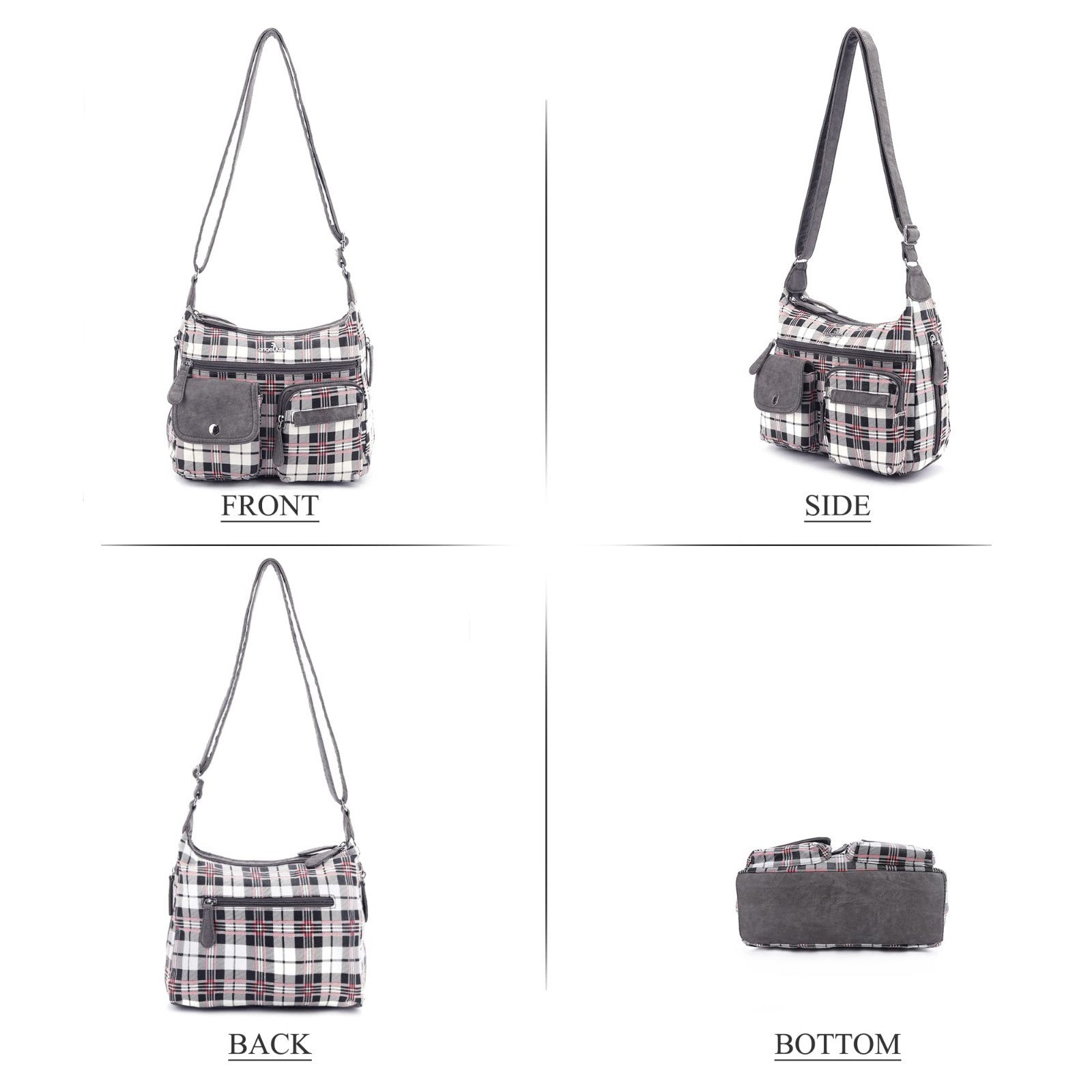 Stylish Crossbody Bags for Women   Medium Faux Leather Shoulder Handbags & Purse4