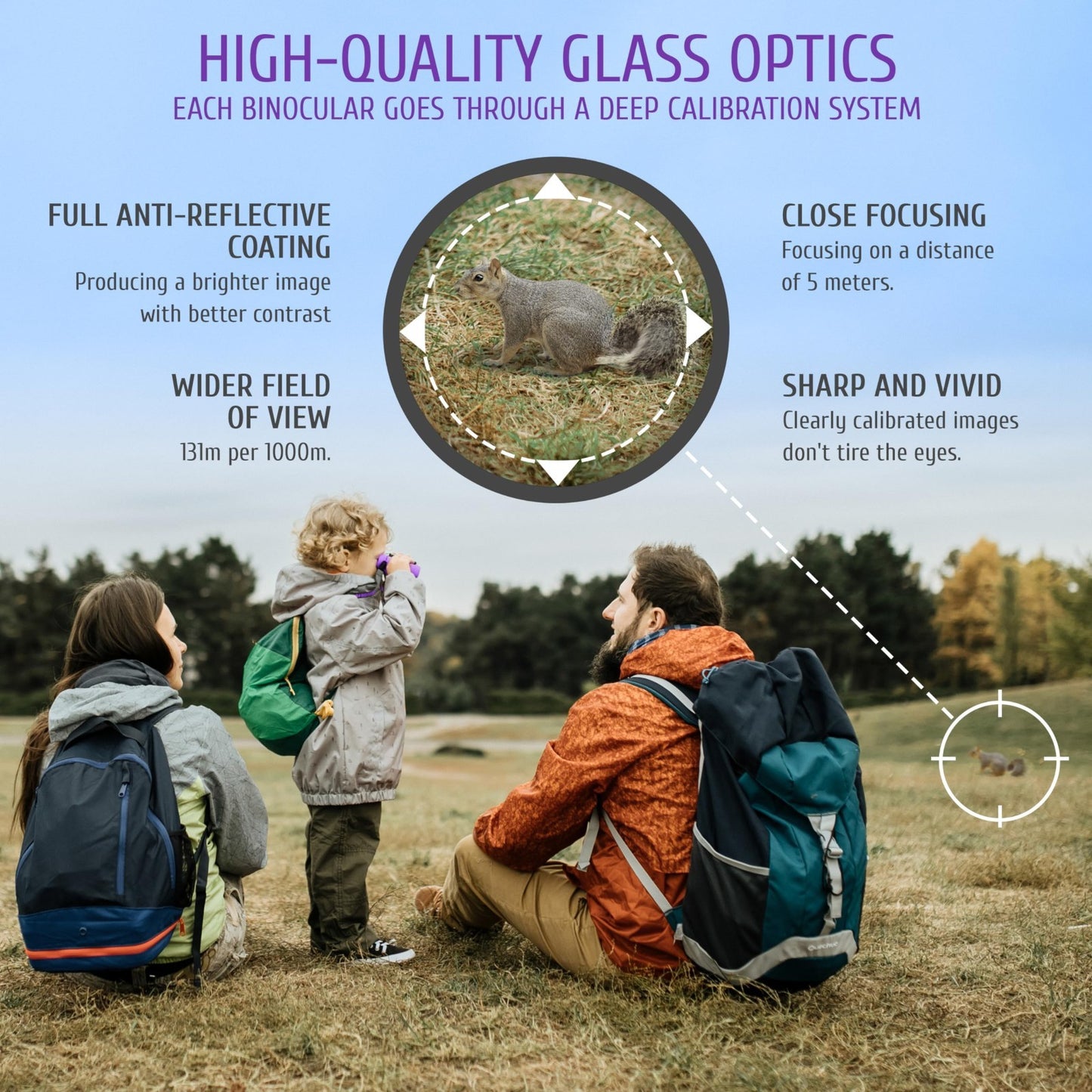 Compact 8x21 Binoculars for Kids & Adults   High Resolution, Shockproof, Folding3