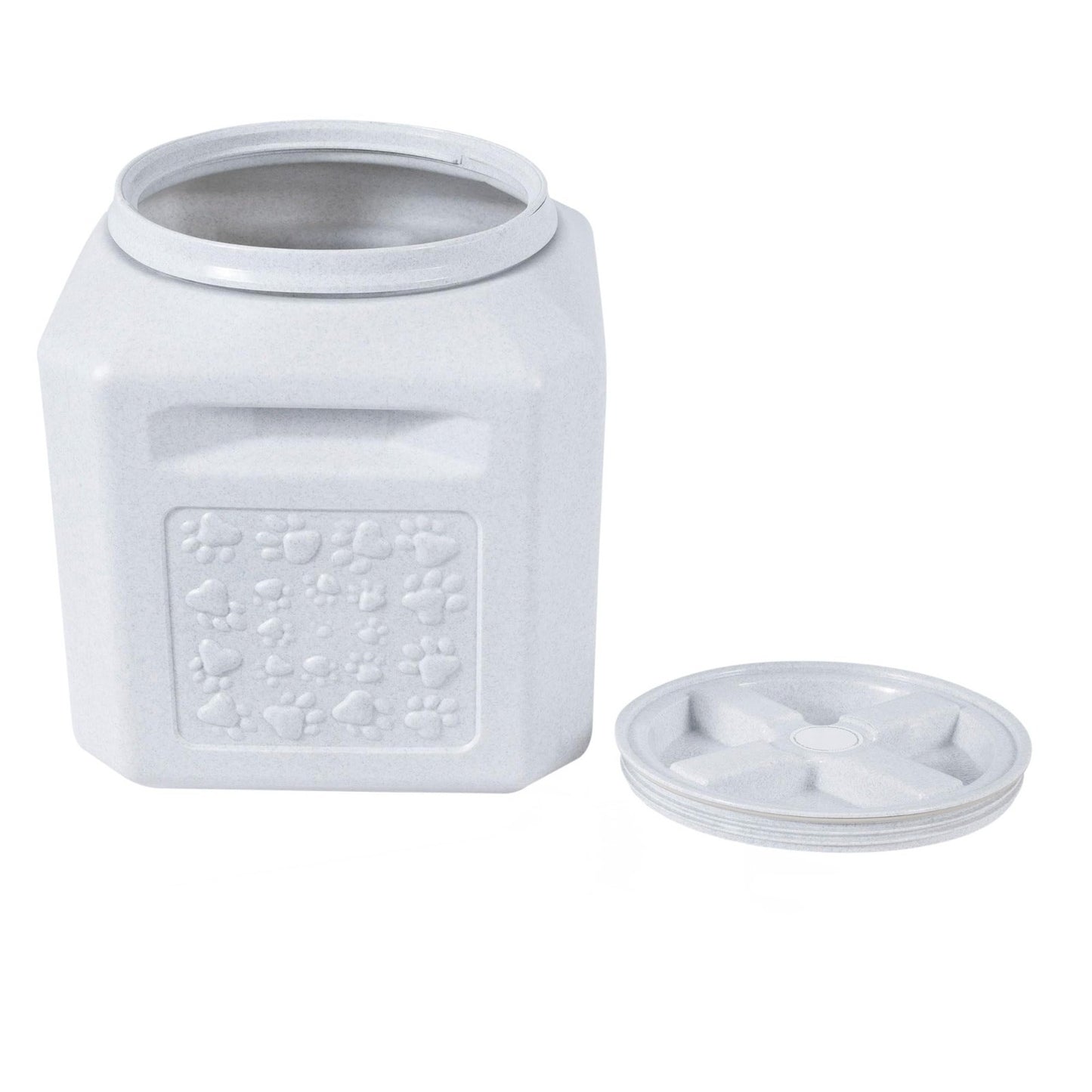 Pet Food Storage Container with Scoop, 25lbs Capacity, Airtight & Durable, Pawpr3