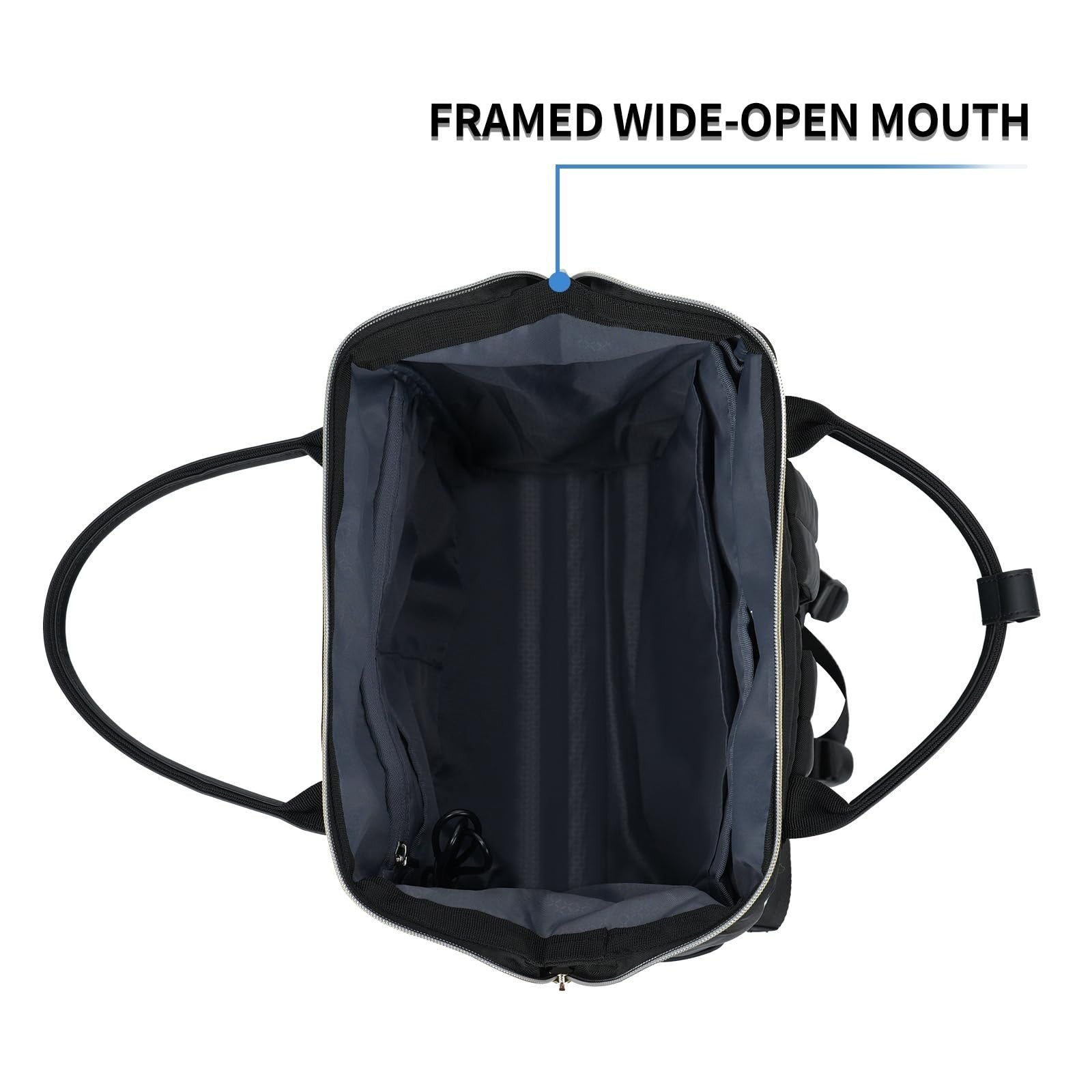 Stylish 17" Water-Resistant Laptop Backpack with USB Port - Casual Travel Daypac1